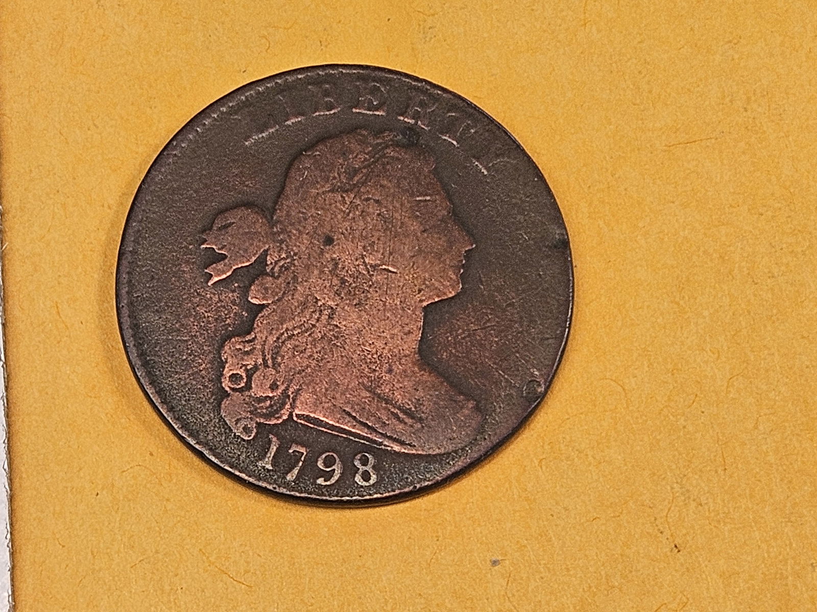 1798 Draped Bust Large Cent in Very Good-ish - 3