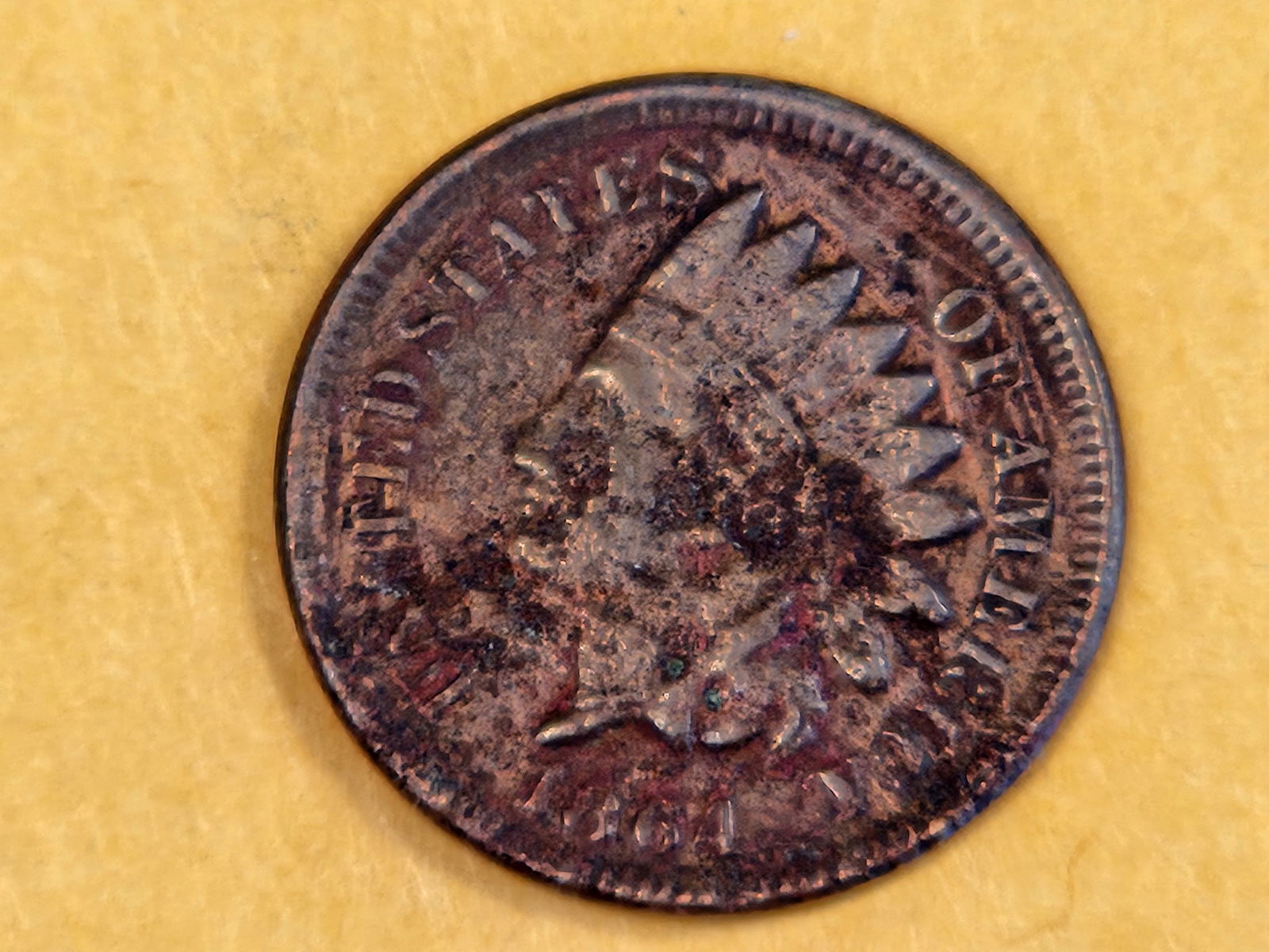 Semi-Key 1864-L Indian Cent (1 of 3)