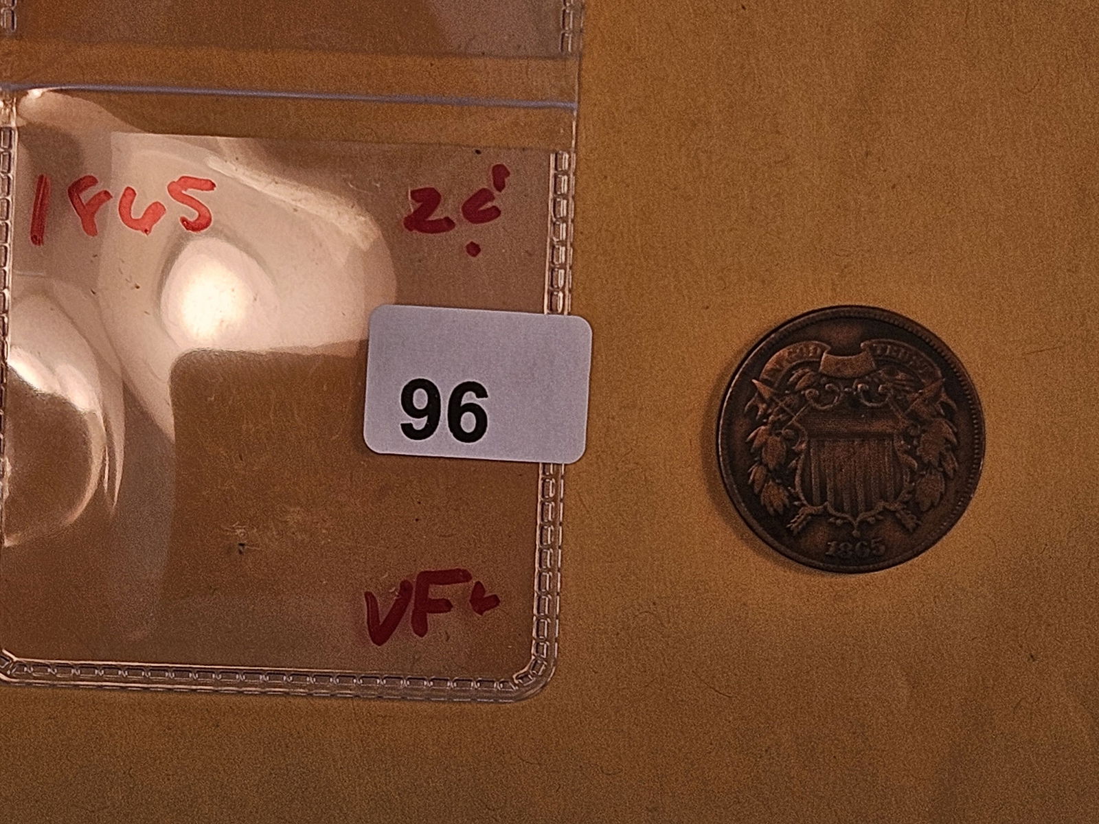 1865 Two Cent piece - 2