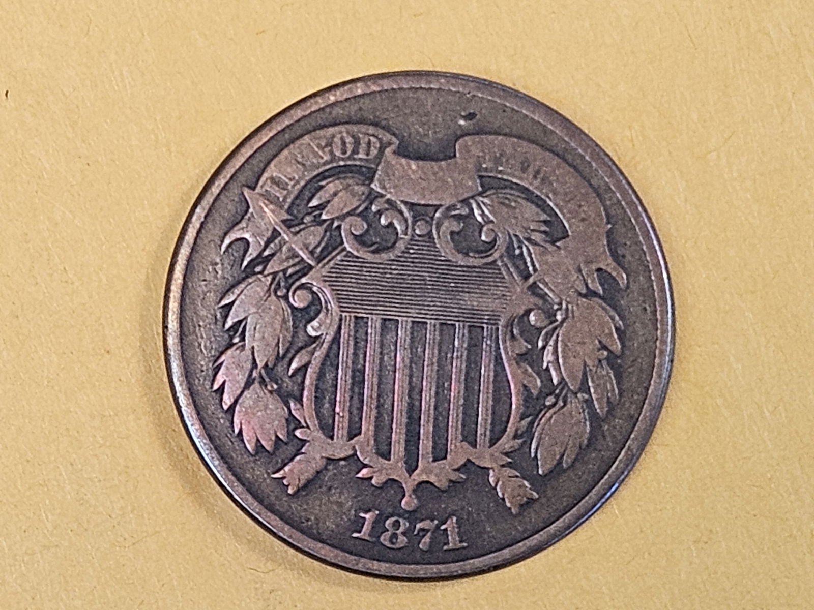 Better Date 1871 Two Cent piece (1 of 5)