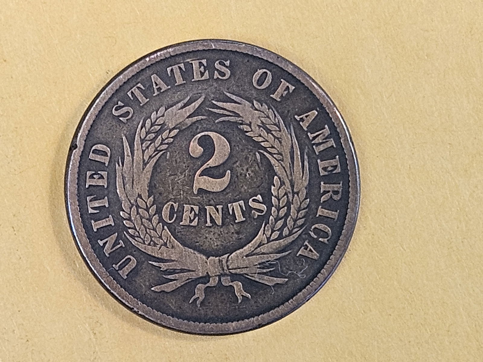 Better Date 1871 Two Cent piece - 5