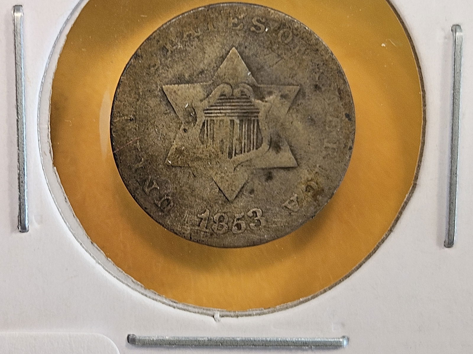 1853 Three Cent Silver Trime (1 of 3)