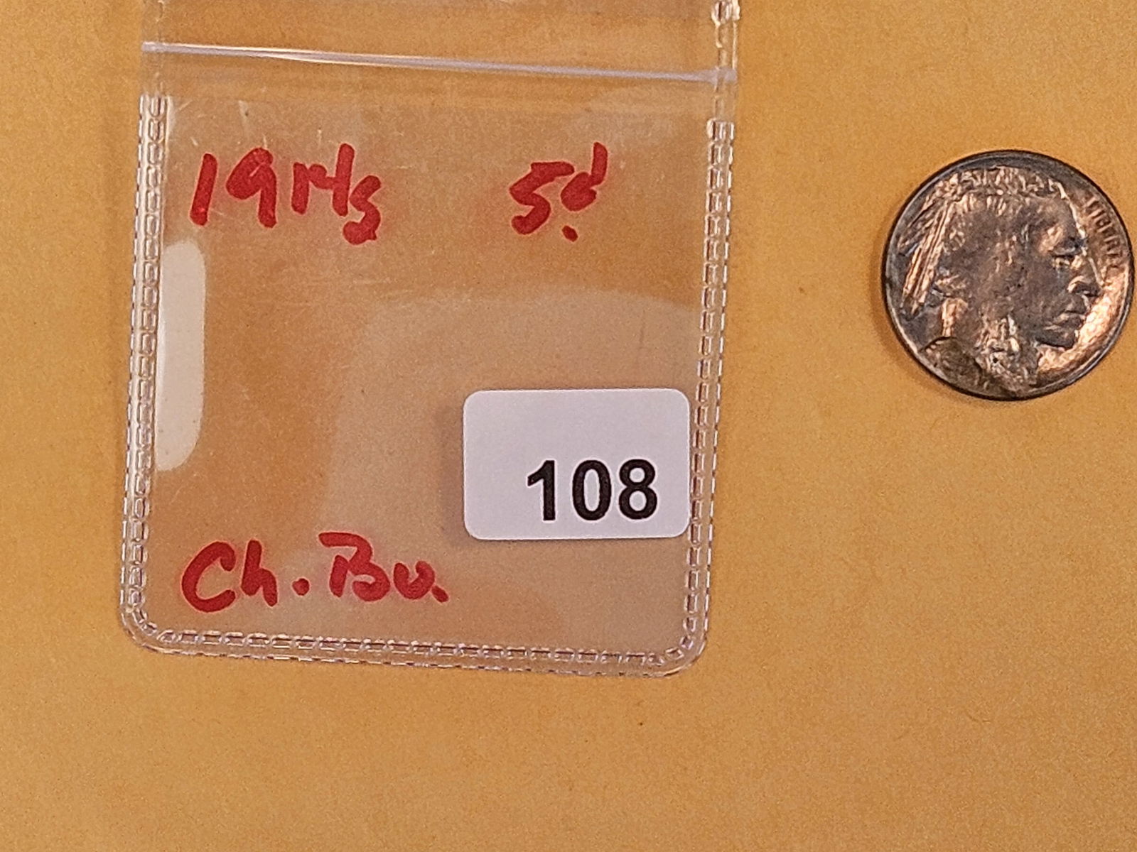 * Semi-key 1914-S Buffalo Nickel - 2