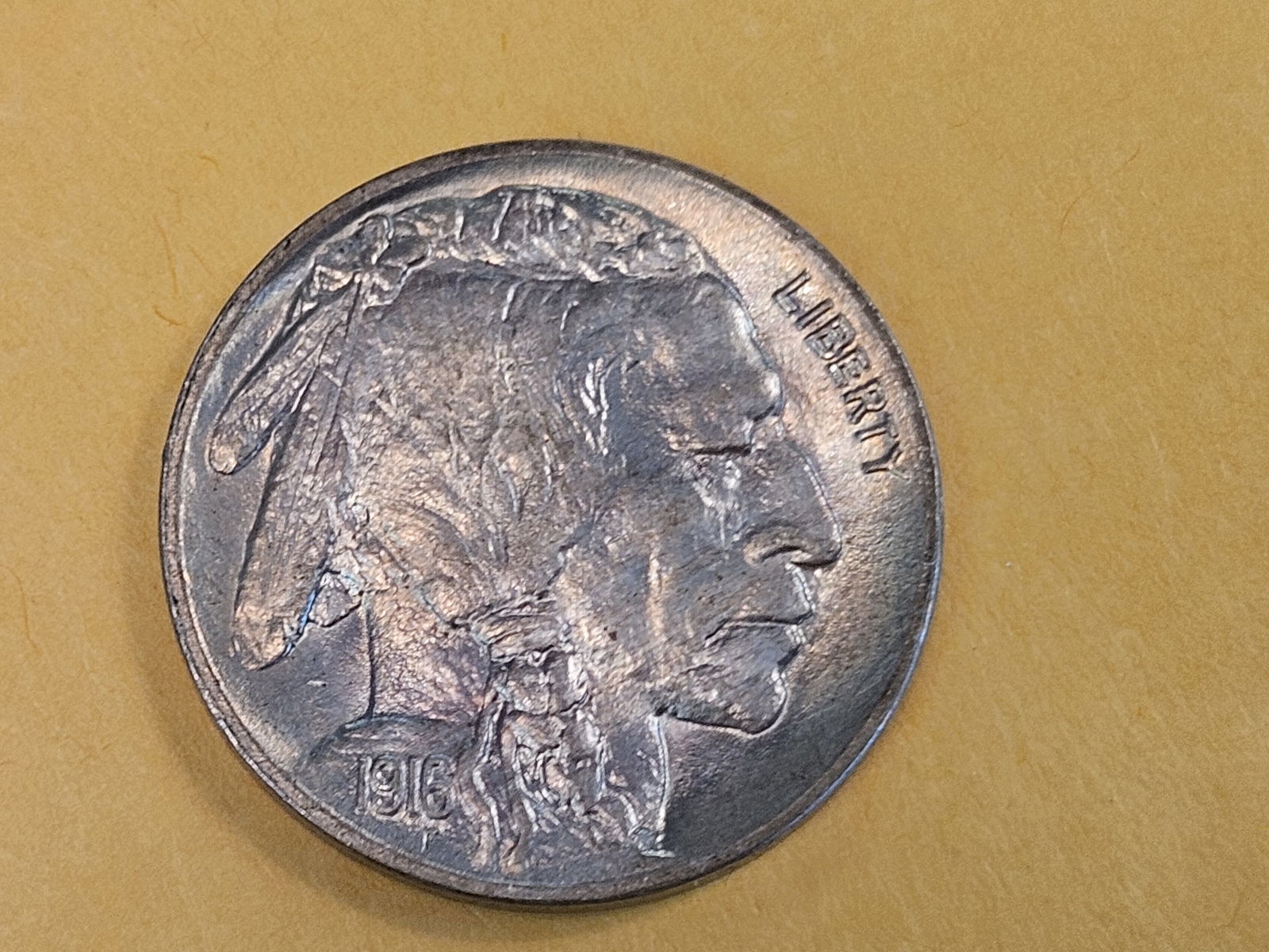 GEM Brilliant Uncircuated 1916 Buffalo Nickel - 4
