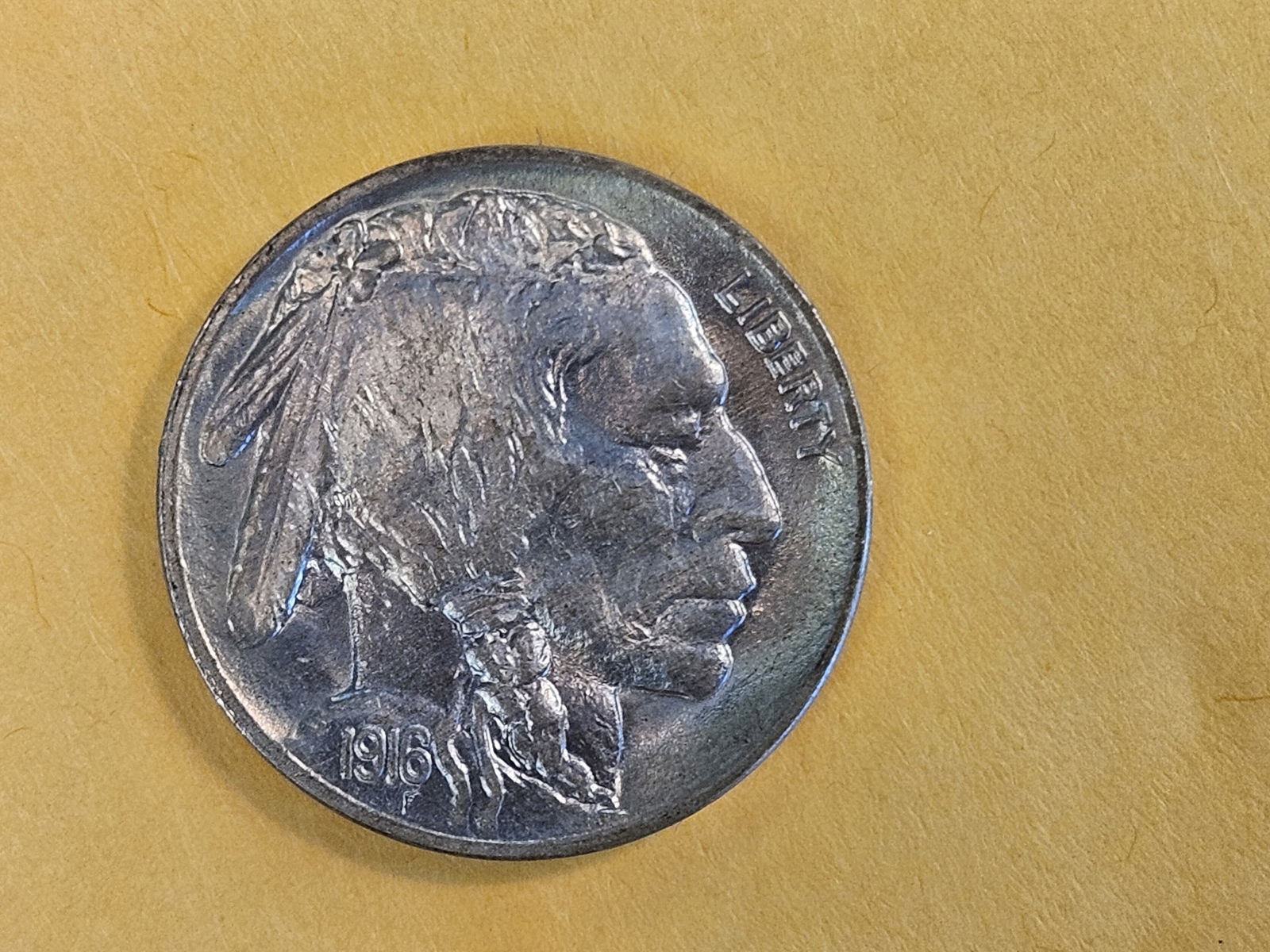 GEM Brilliant Uncircuated 1916 Buffalo Nickel - 5