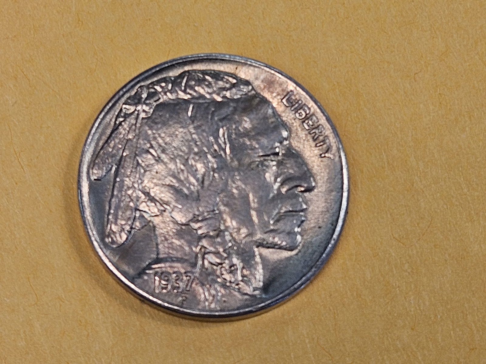 GEM Brilliant Uncirculated 1937-S Buffalo Nickel (1 of 8)