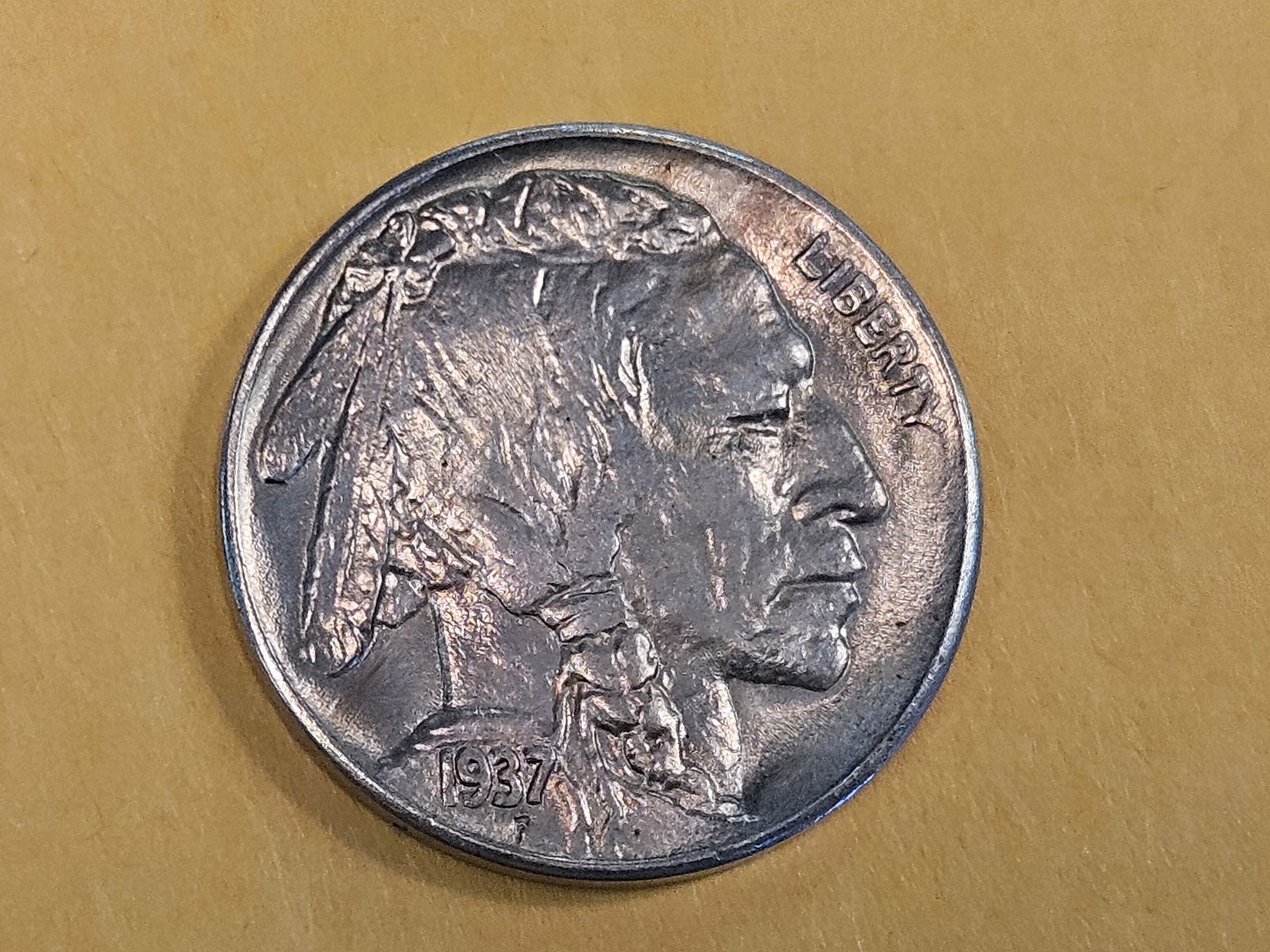 GEM Brilliant Uncirculated 1937-S Buffalo Nickel - 4