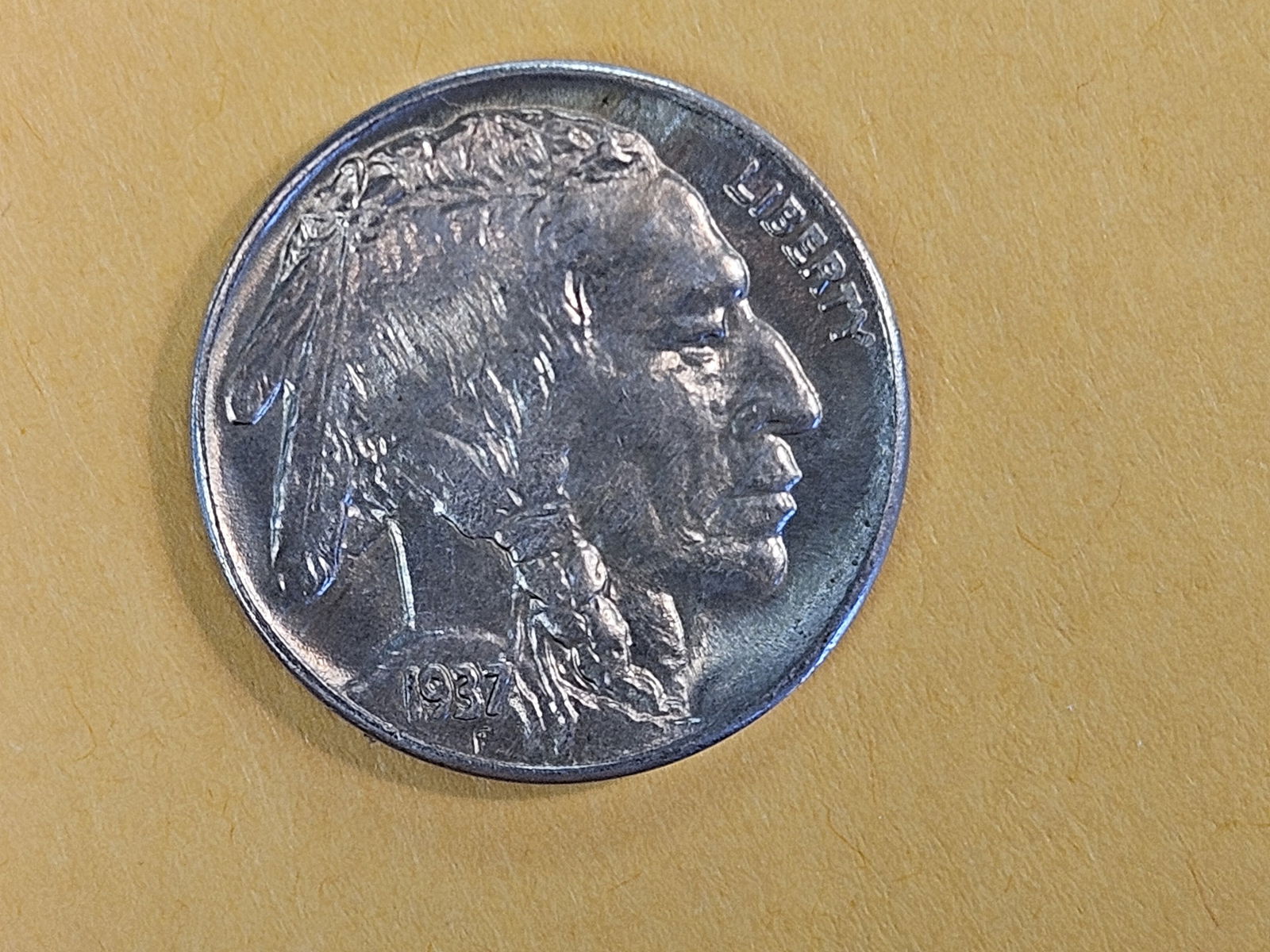 GEM Brilliant Uncirculated 1937-S Buffalo Nickel - 5