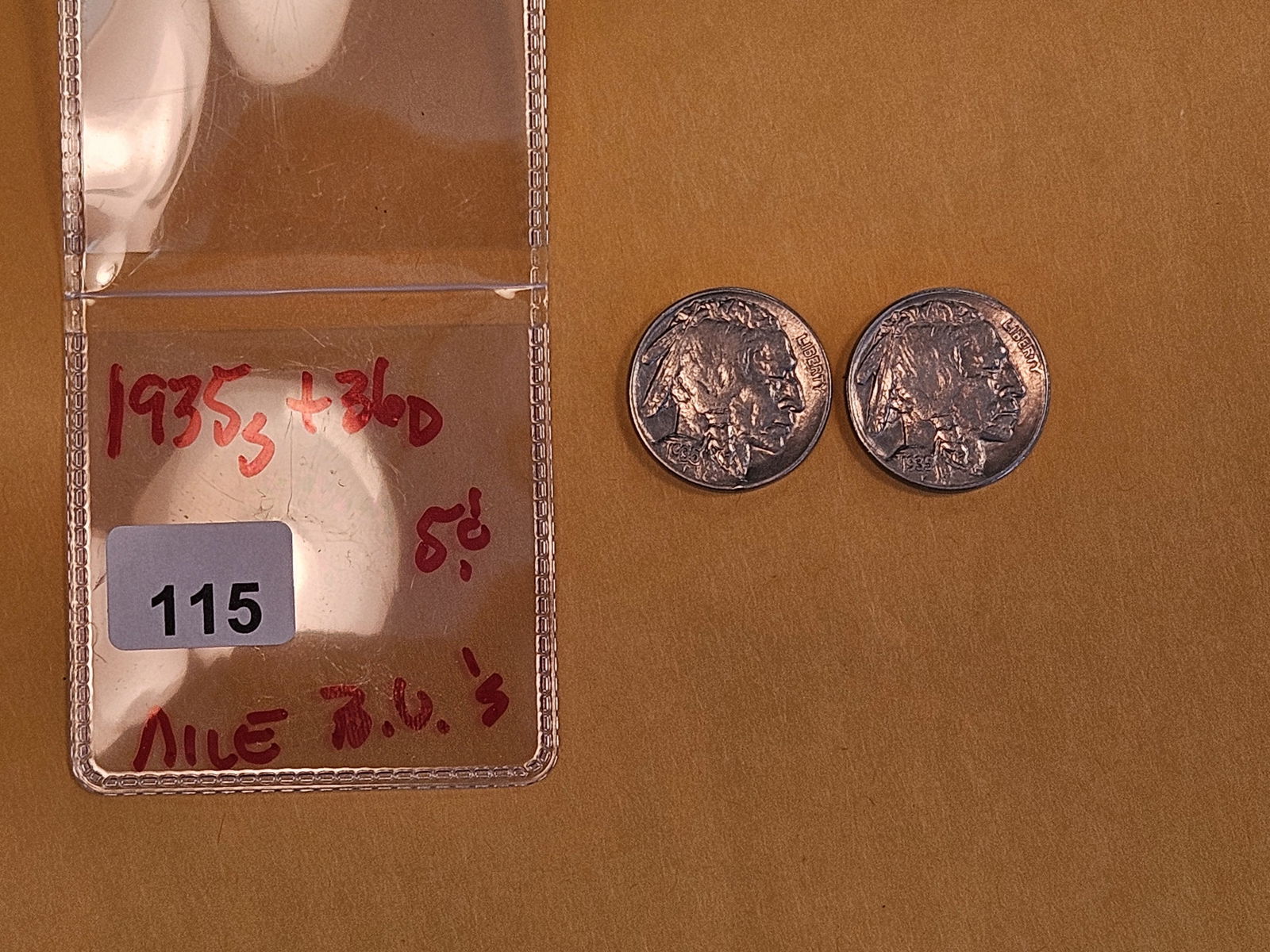 Two nice Brilliant Uncirculated Buffalo Nickels - 2