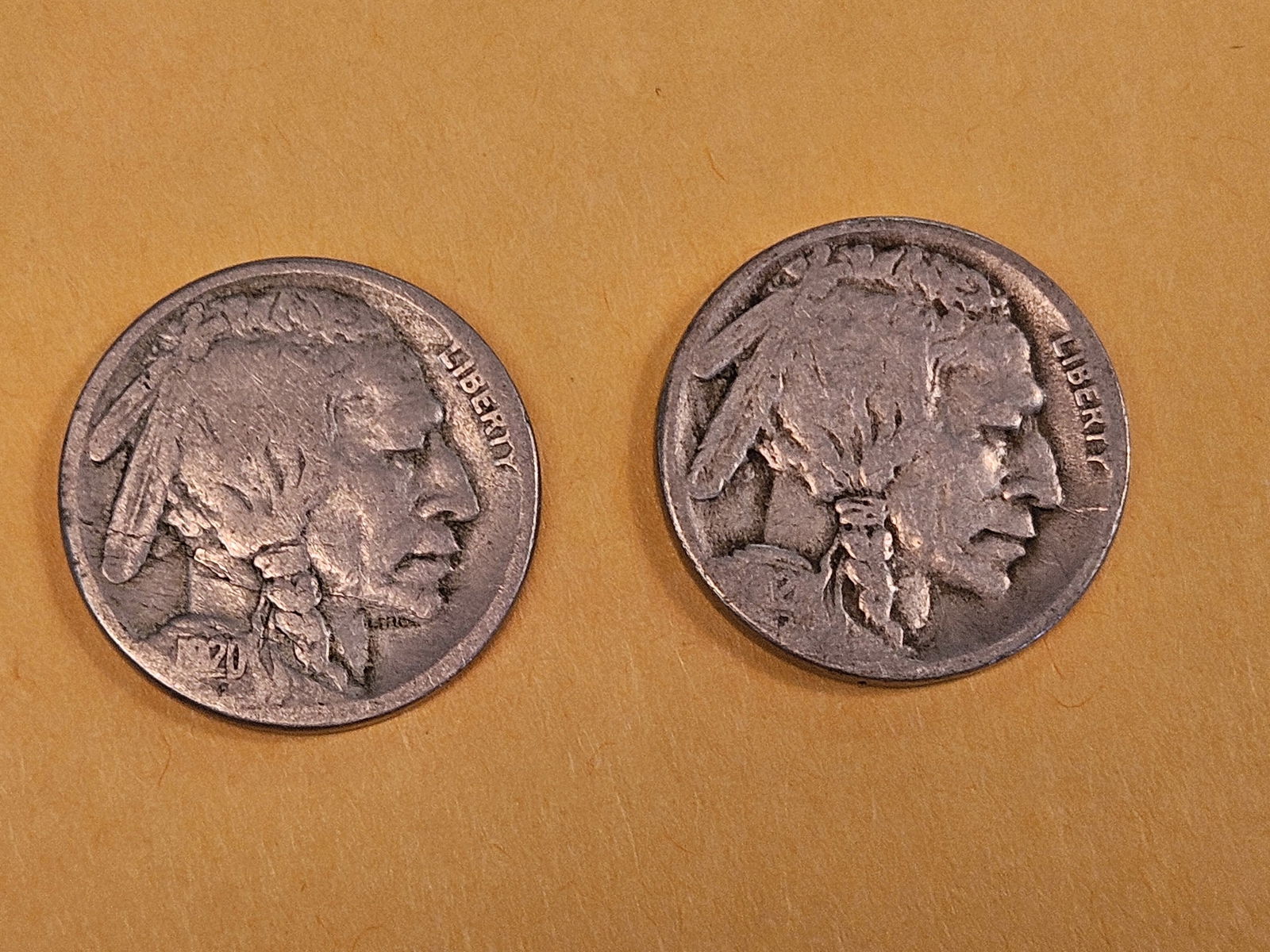 1920-S and 1921-S Buffalo Nickels (1 of 3)