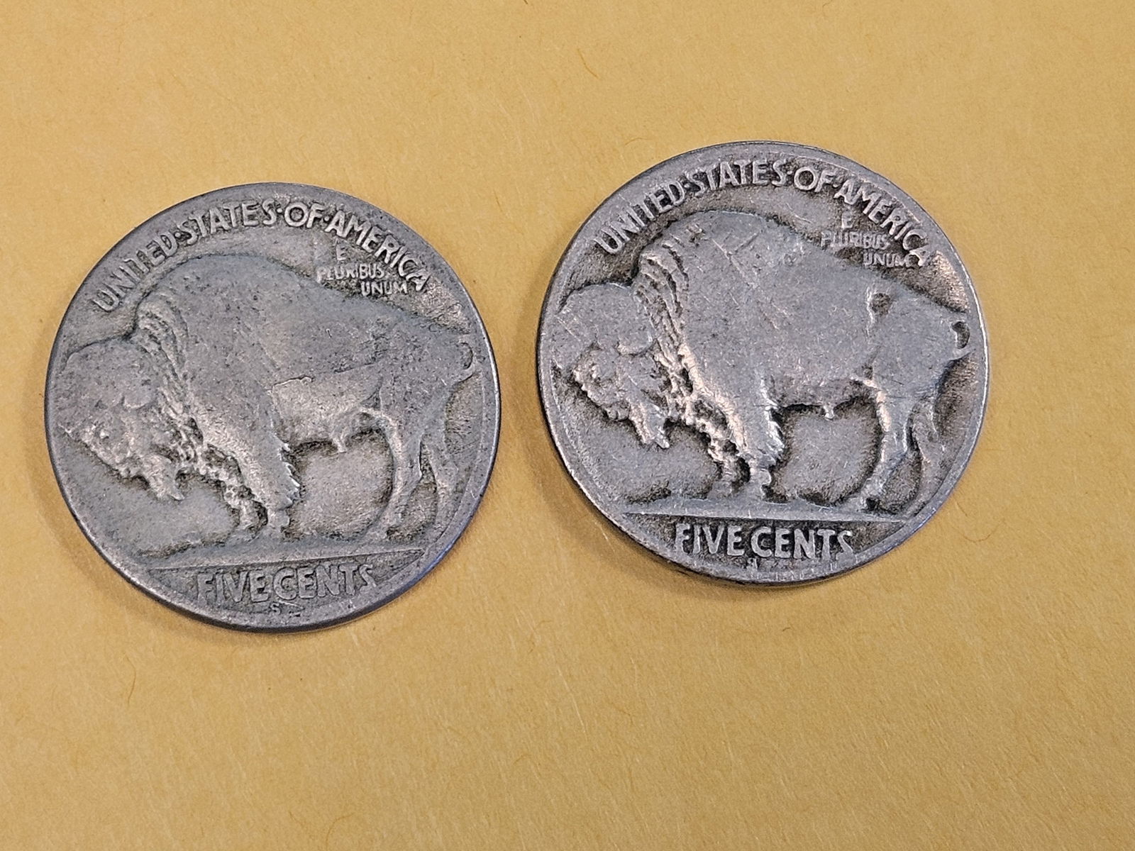 1920-S and 1921-S Buffalo Nickels - 3