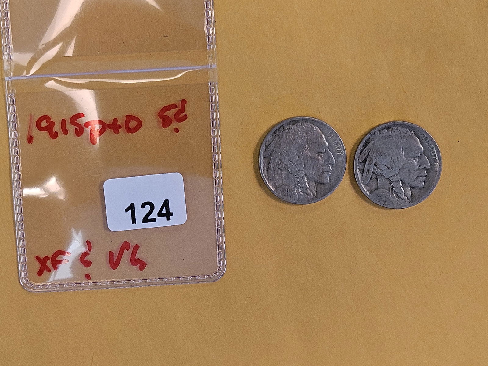 1915 and 1915-D Buffalo Nickels - 2