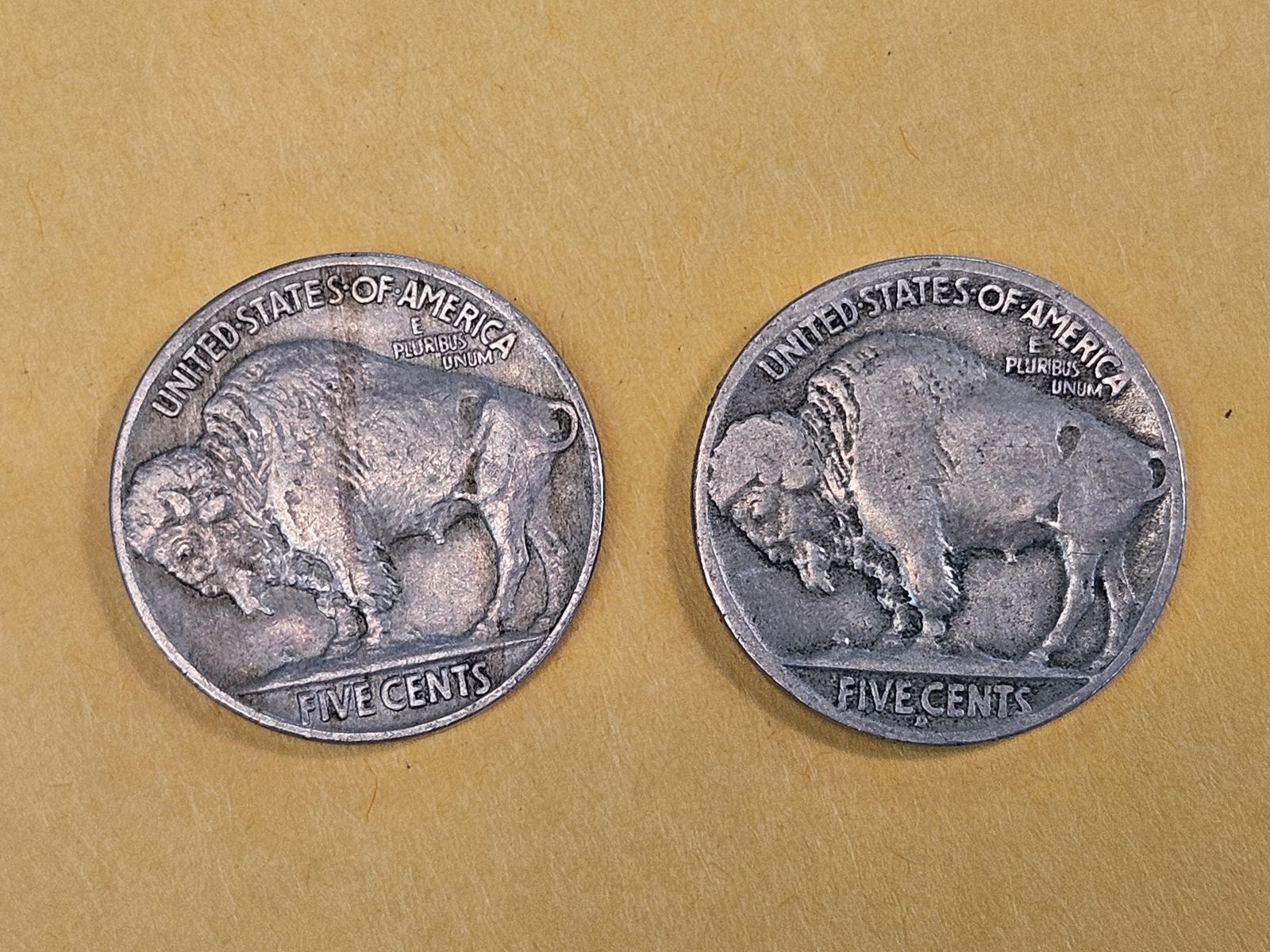 1915 and 1915-D Buffalo Nickels - 4