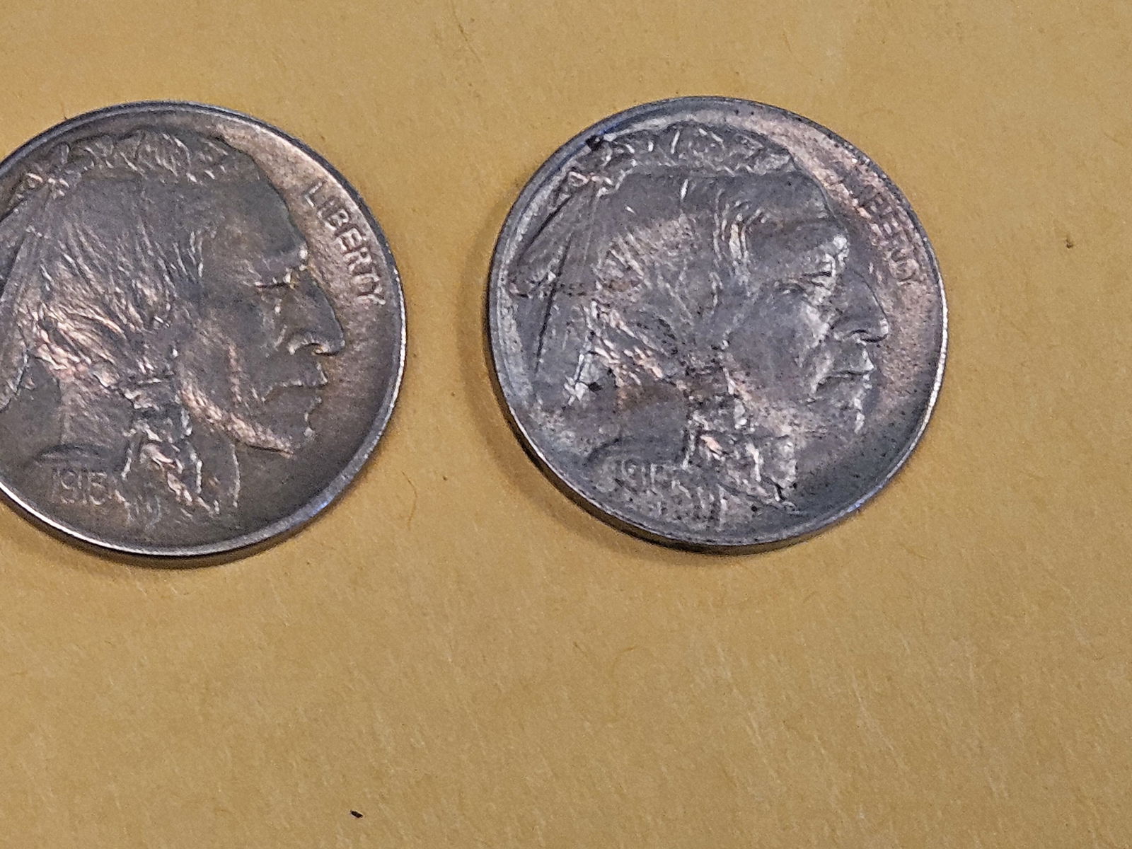 Two Uncirculated first year issue Buffalo nickels - 3
