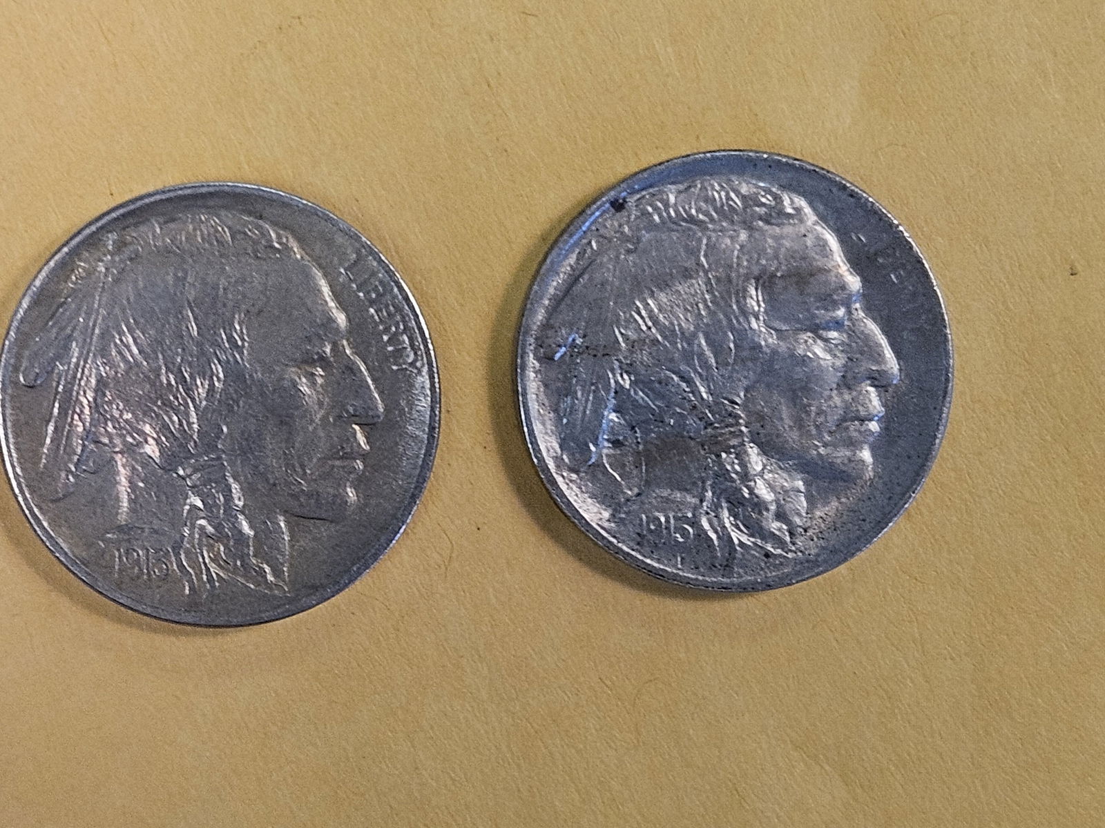 Two Uncirculated first year issue Buffalo nickels - 4