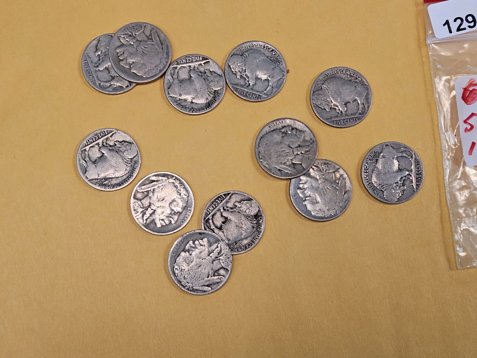 Twelve better date Buffalo Nickels - 2