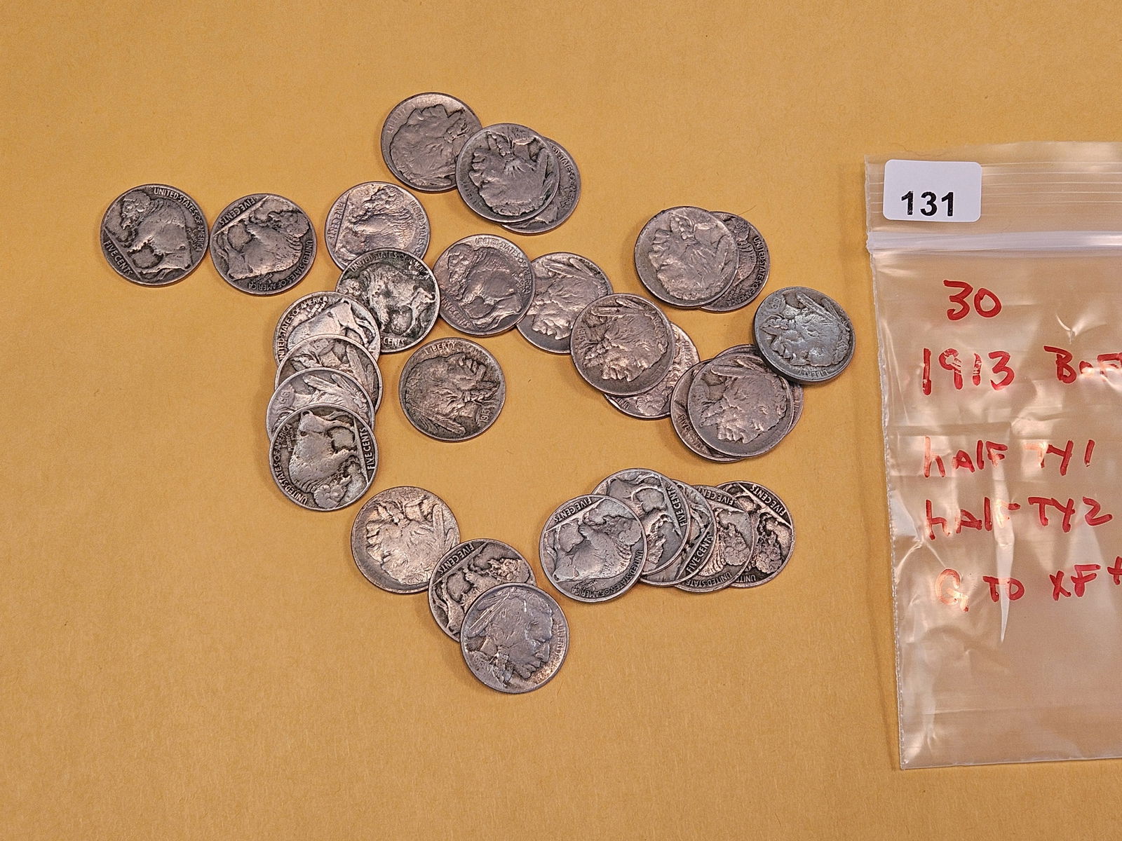 Thirty First-year issue Buffalo Nickels - 2