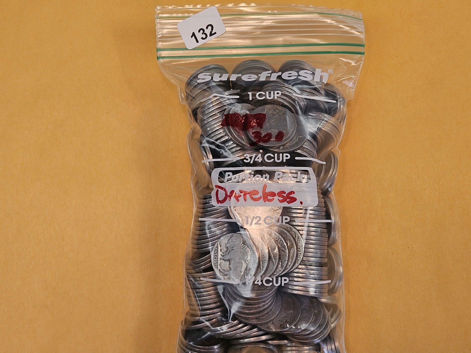 THREE HUNDRED Buffalo Nickels: Dateless 