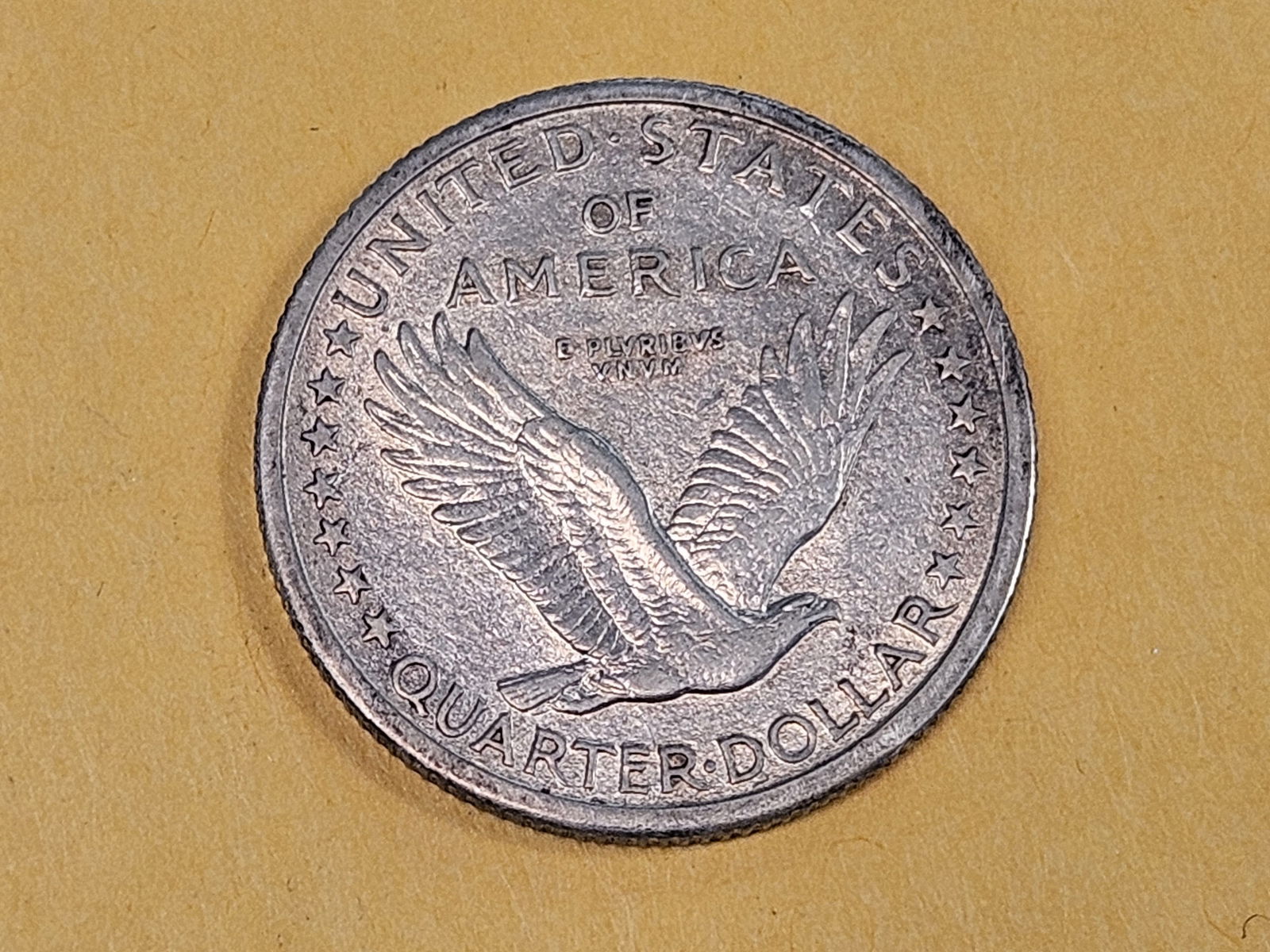 Better 1917 Type 1 Standing Liberty Quarter in About Uncirculated - 55 FH - 7