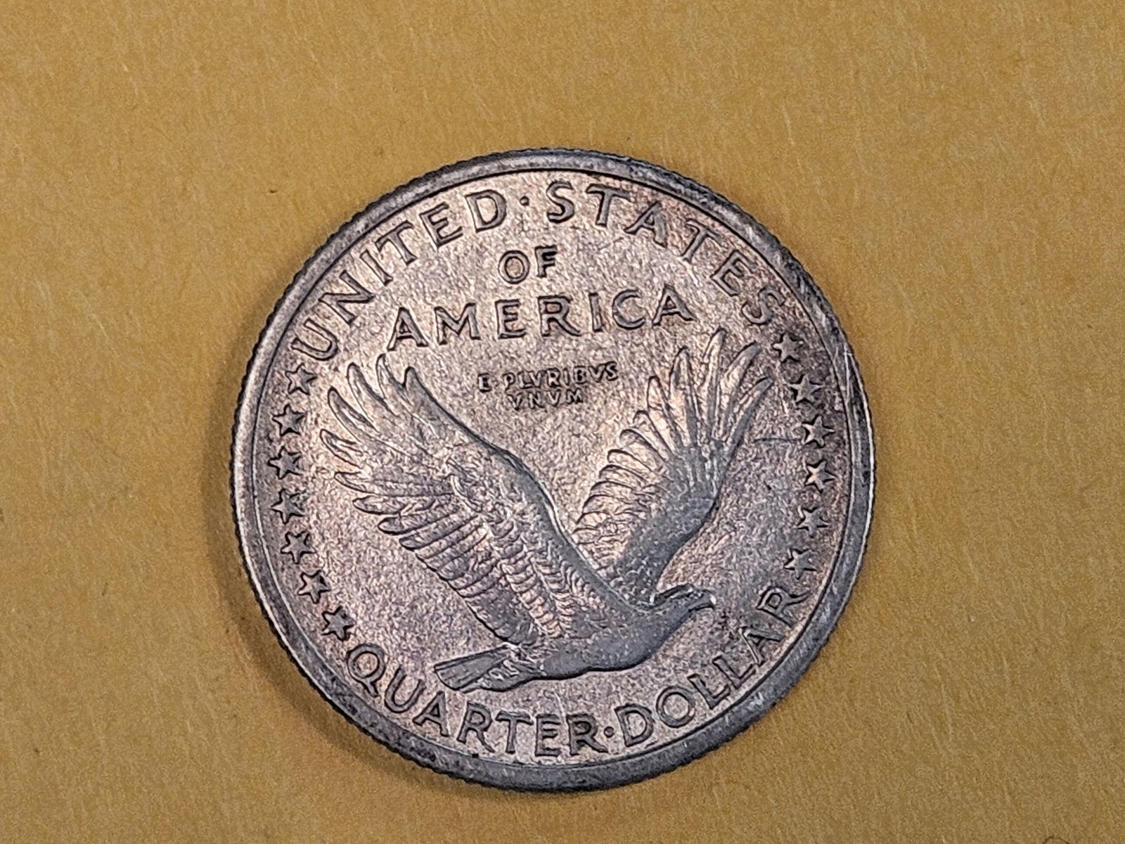 Better 1917 Type 1 Standing Liberty Quarter in About Uncirculated - 55 FH - 8