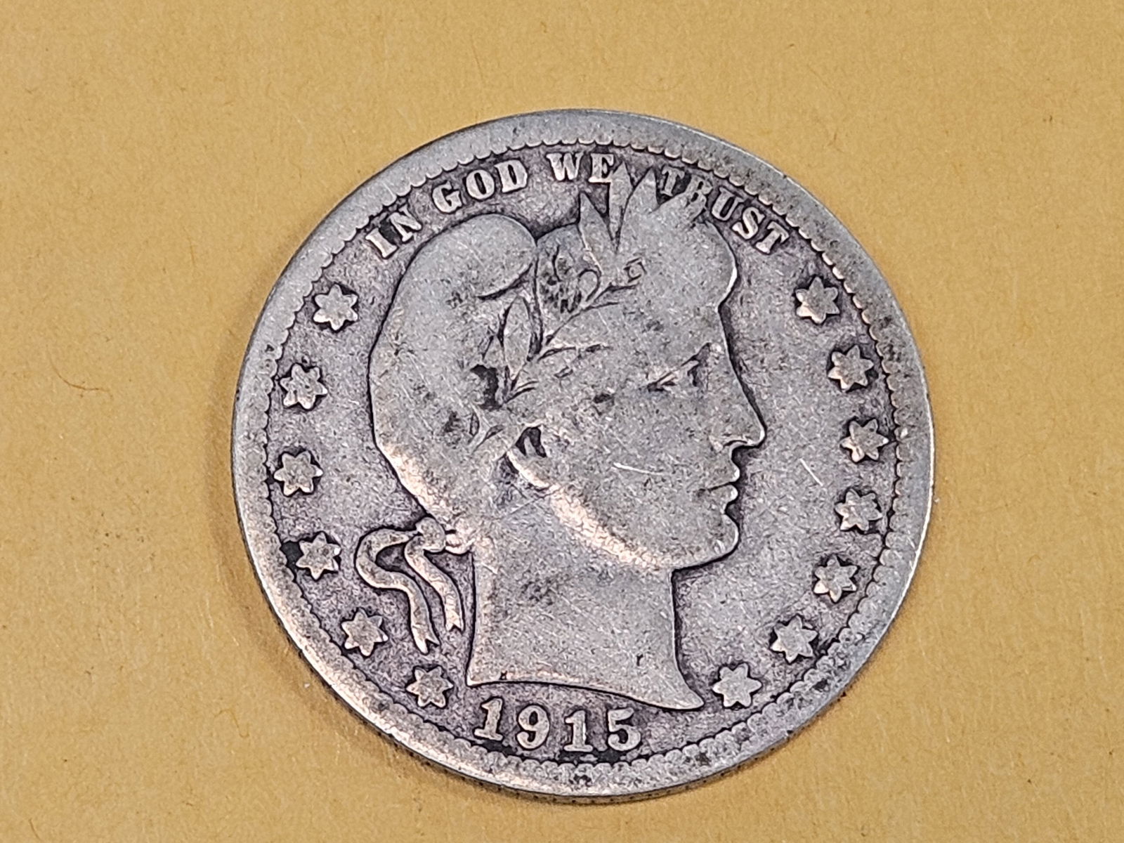 Better Date 1915-S Barber Quarter in Very Good - 10 (1 of 4)