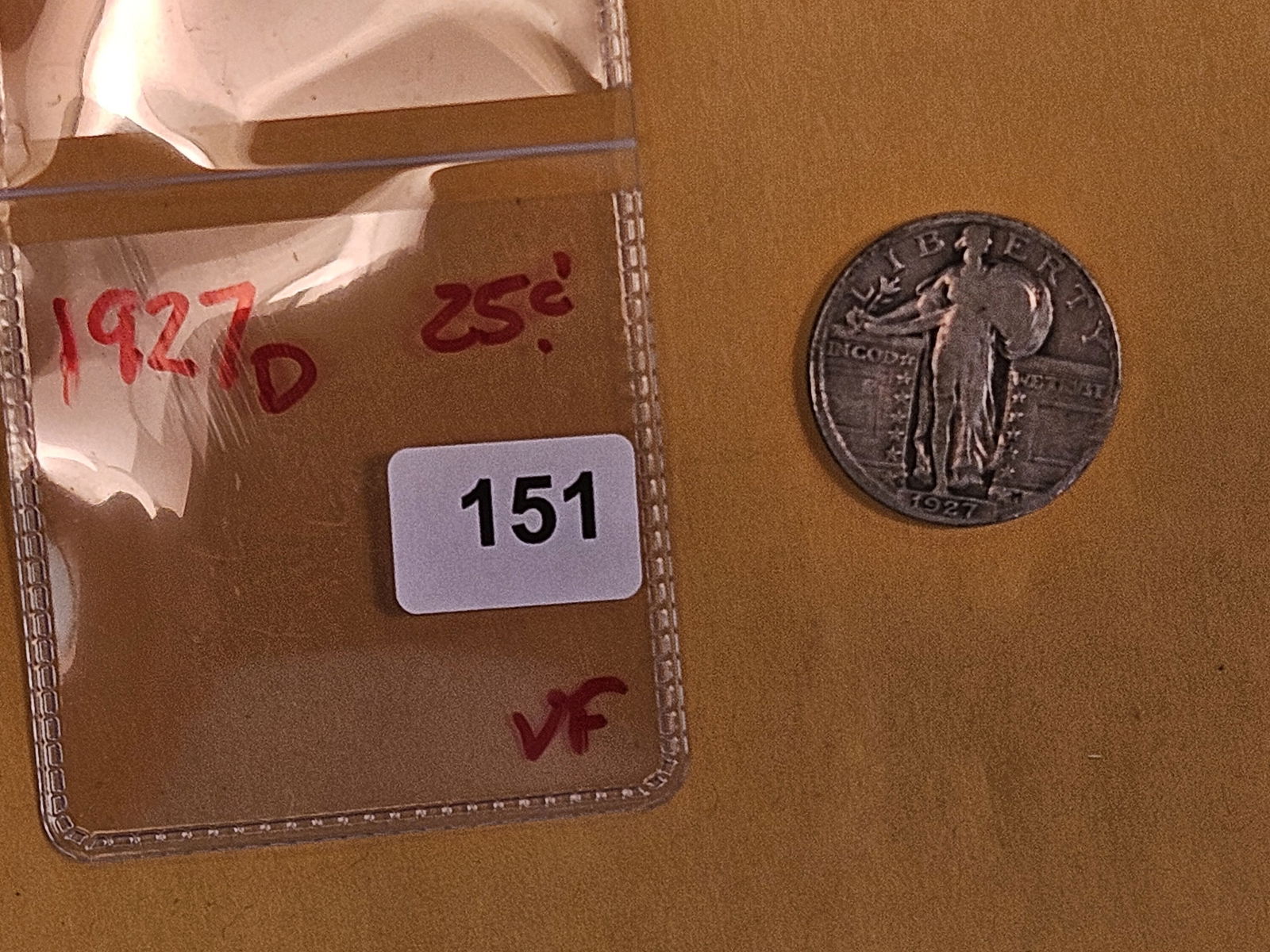 1927-D Standing Liberty Quarter - 2