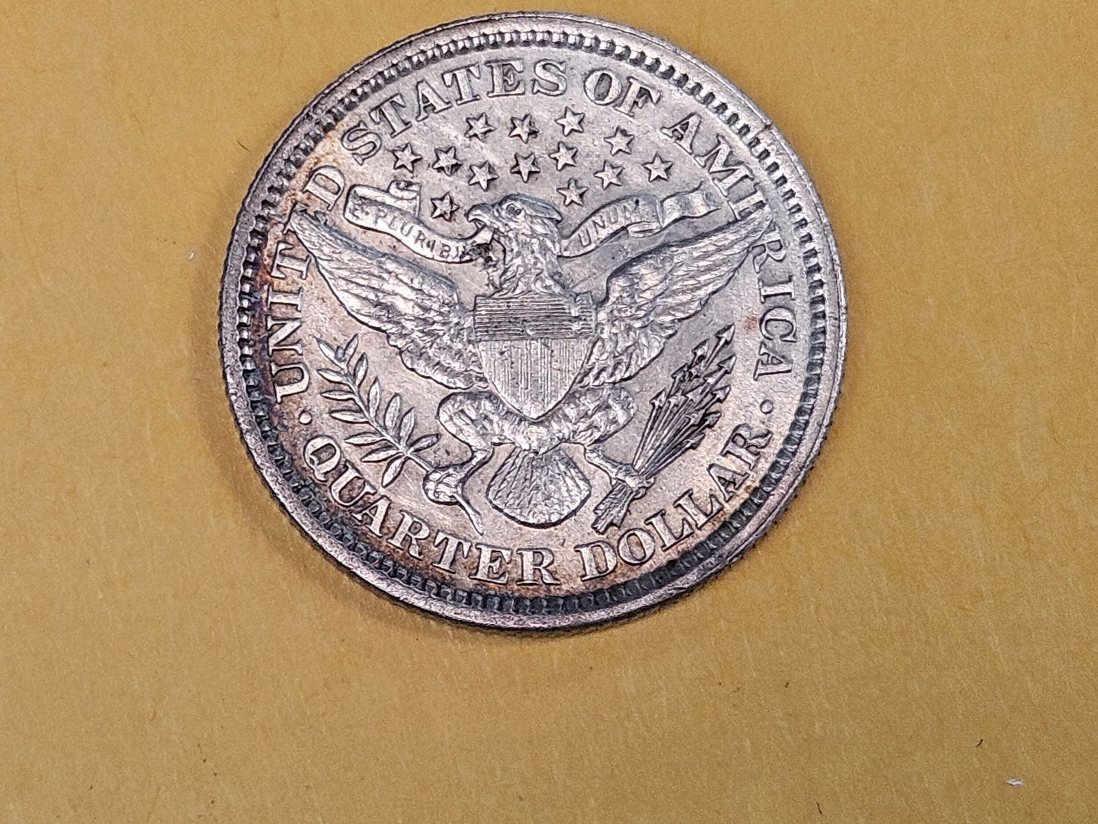 Pretty 1894 Barber Quarter in Bright Uncirculated condition - 7