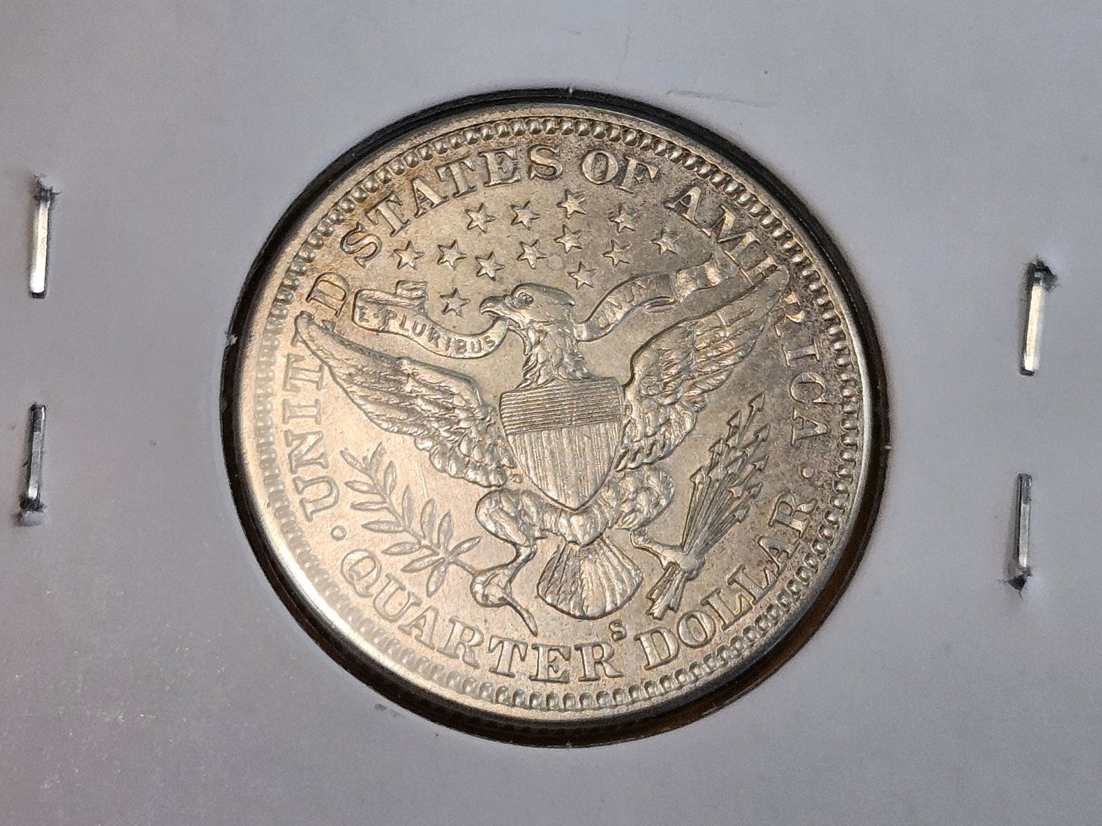 ** HIGH-GRADE! 1912-S Barber Quarter in Choice Brilliant Uncirculated - 10