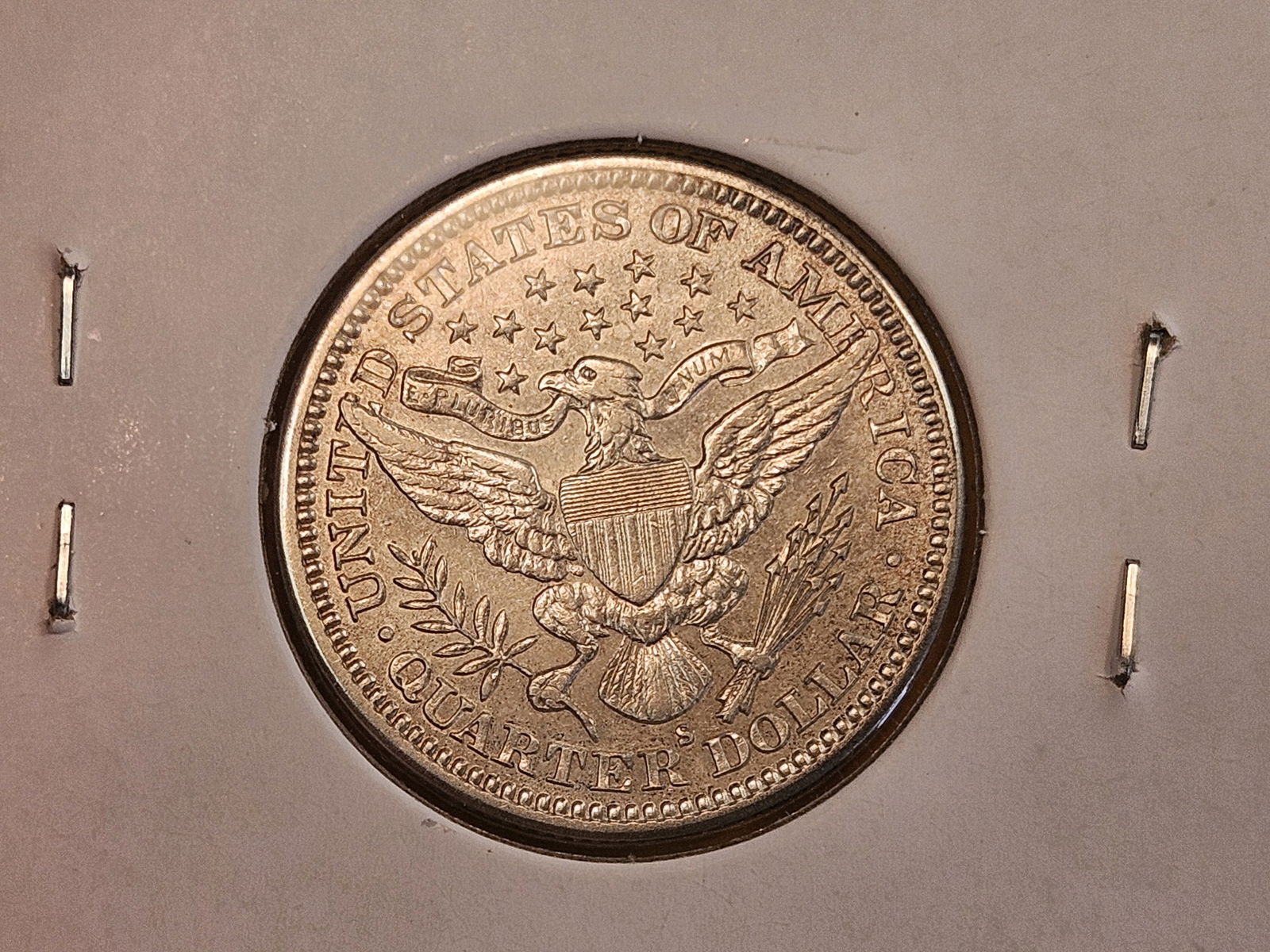 ** HIGH-GRADE! 1912-S Barber Quarter in Choice Brilliant Uncirculated - 12