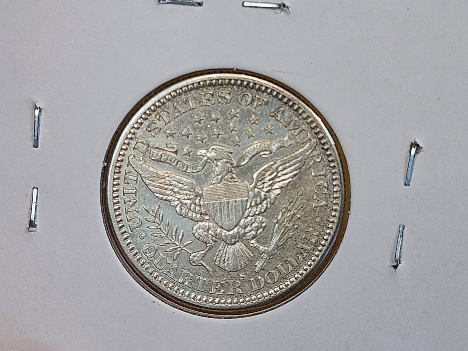 ** HIGH-GRADE! 1912-S Barber Quarter in Choice Brilliant Uncirculated - 13