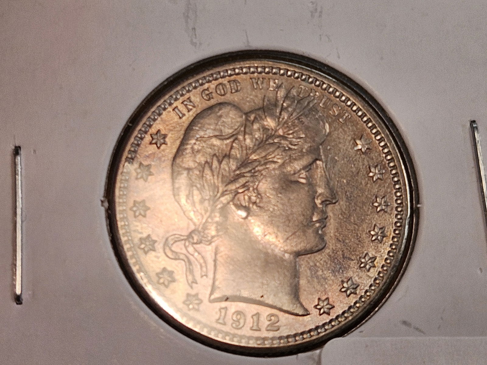 ** HIGH-GRADE! 1912-S Barber Quarter in Choice Brilliant Uncirculated - 4
