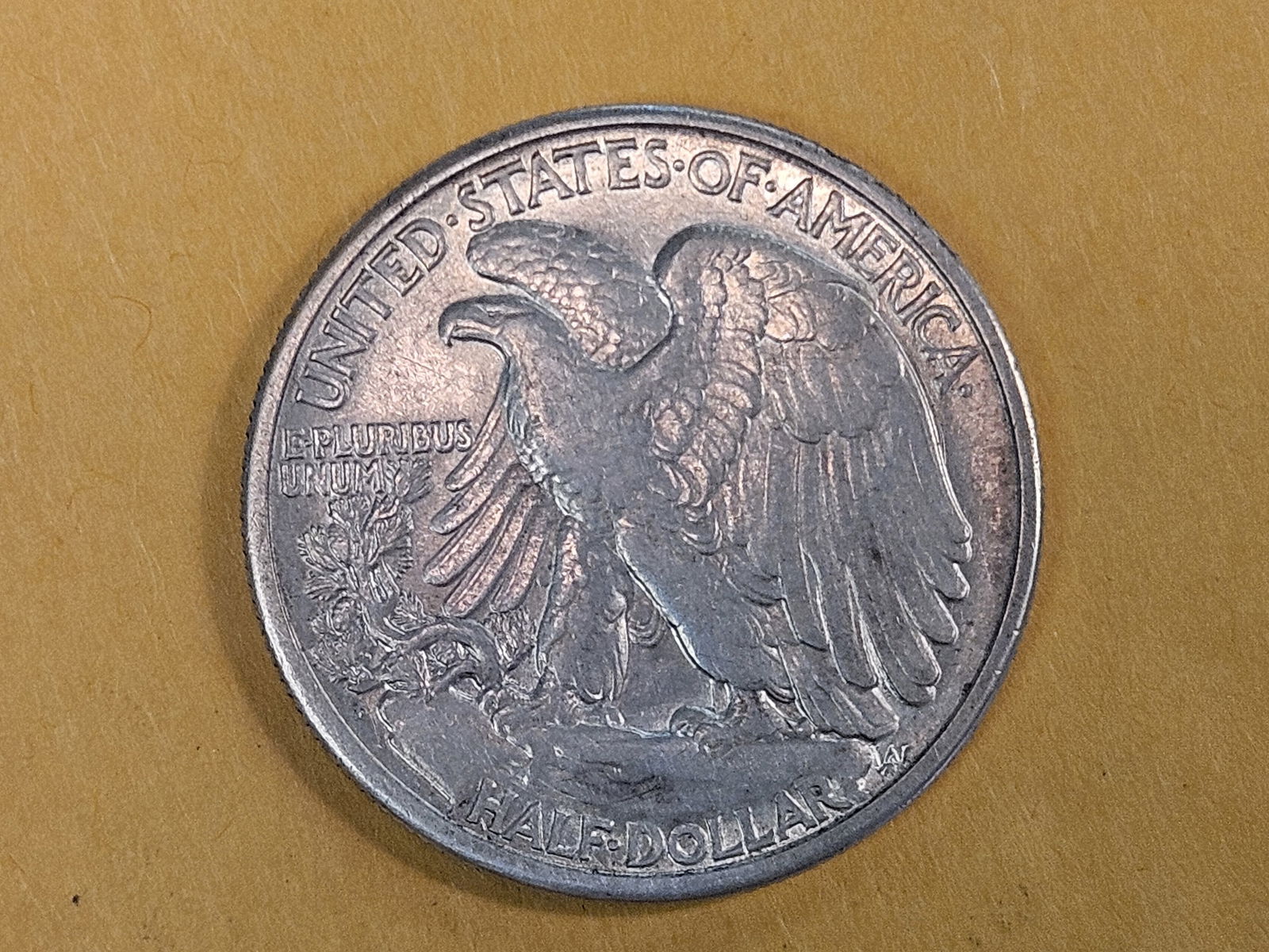 About Uncirculated 1934-D Walking Liberty Half Dollar - 4