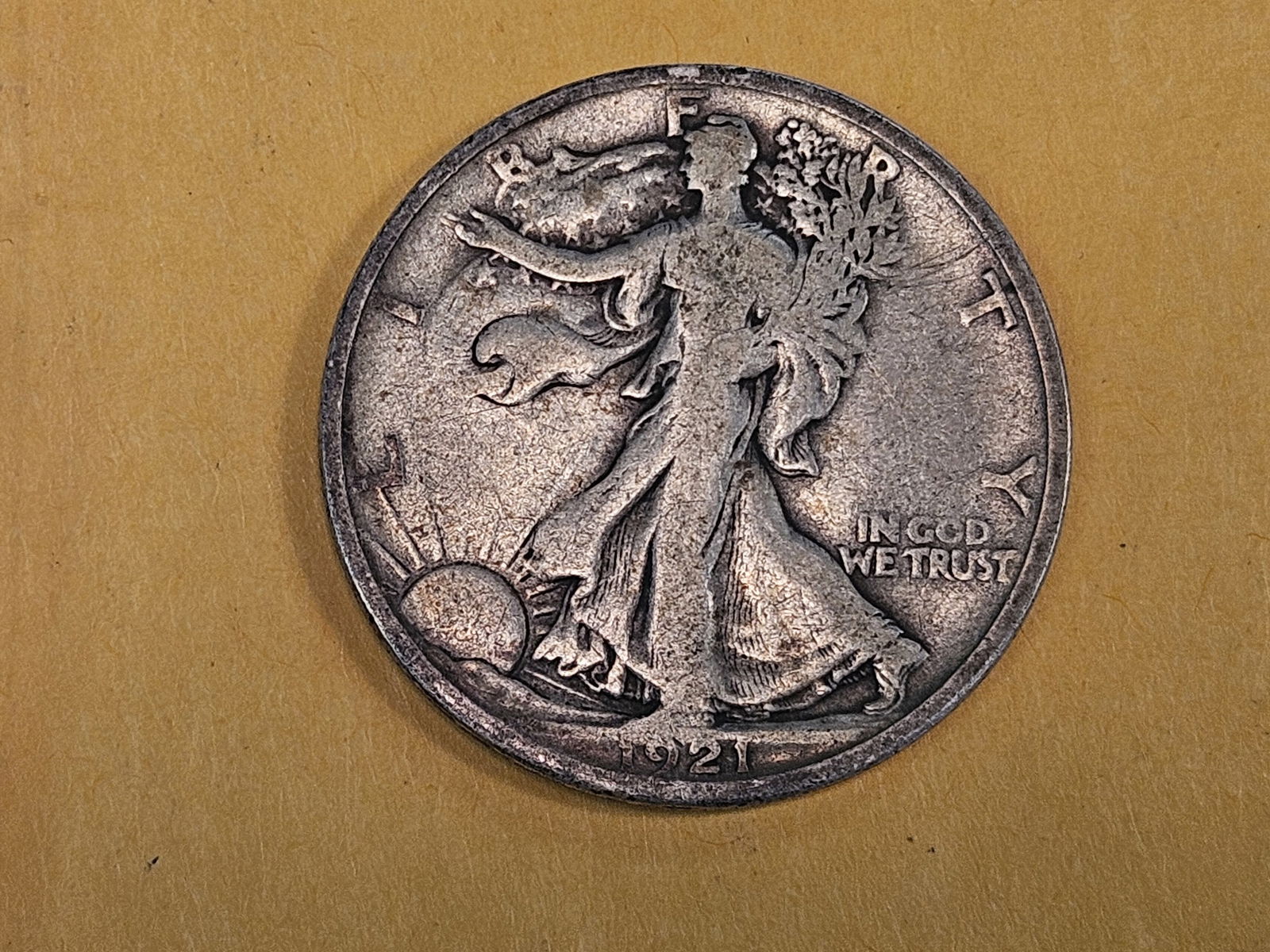 KEY DATE 1921-D Walking Liberty Half Dollar (1 of 3)