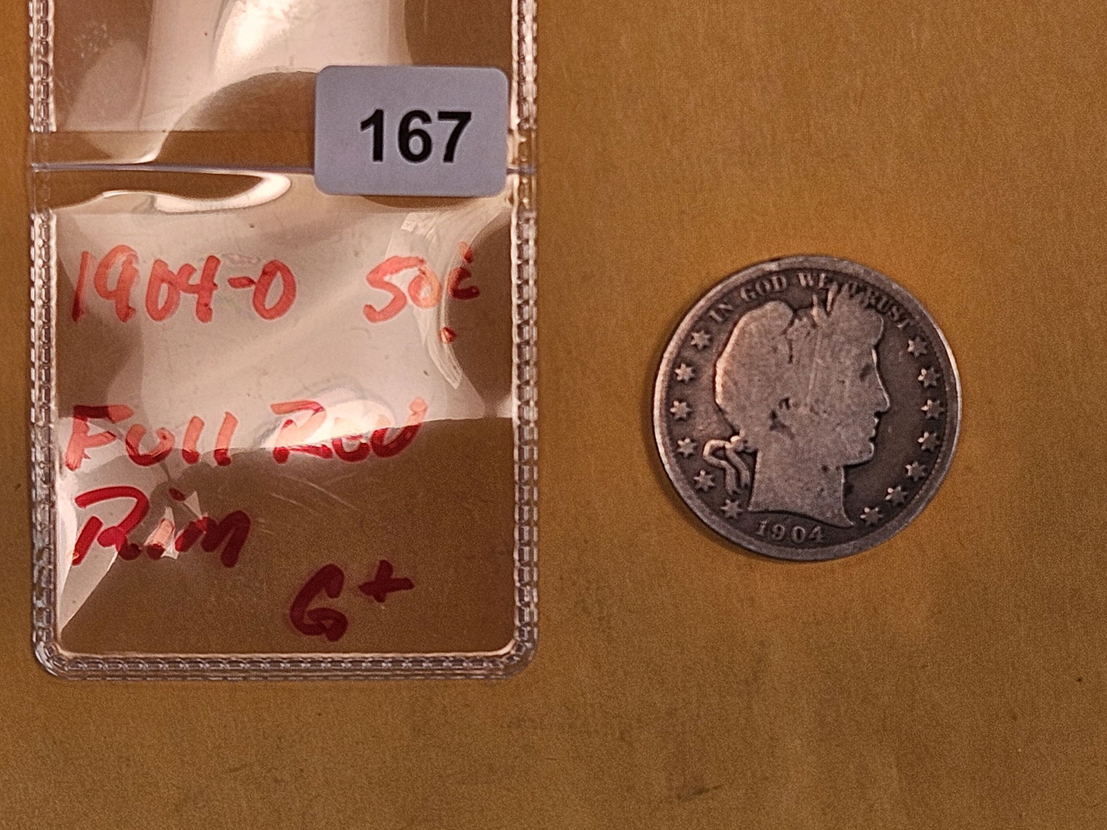 1904-O Barber Quarter in Good plus - 2