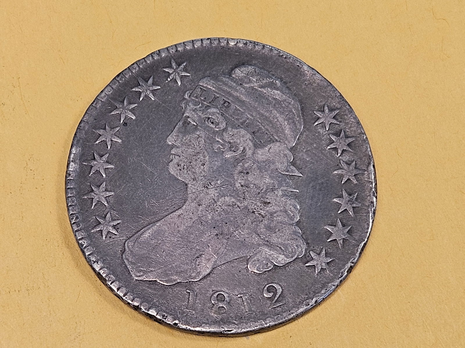 Better 1812 Capped Bust Half Dollar in Very Fine - 3
