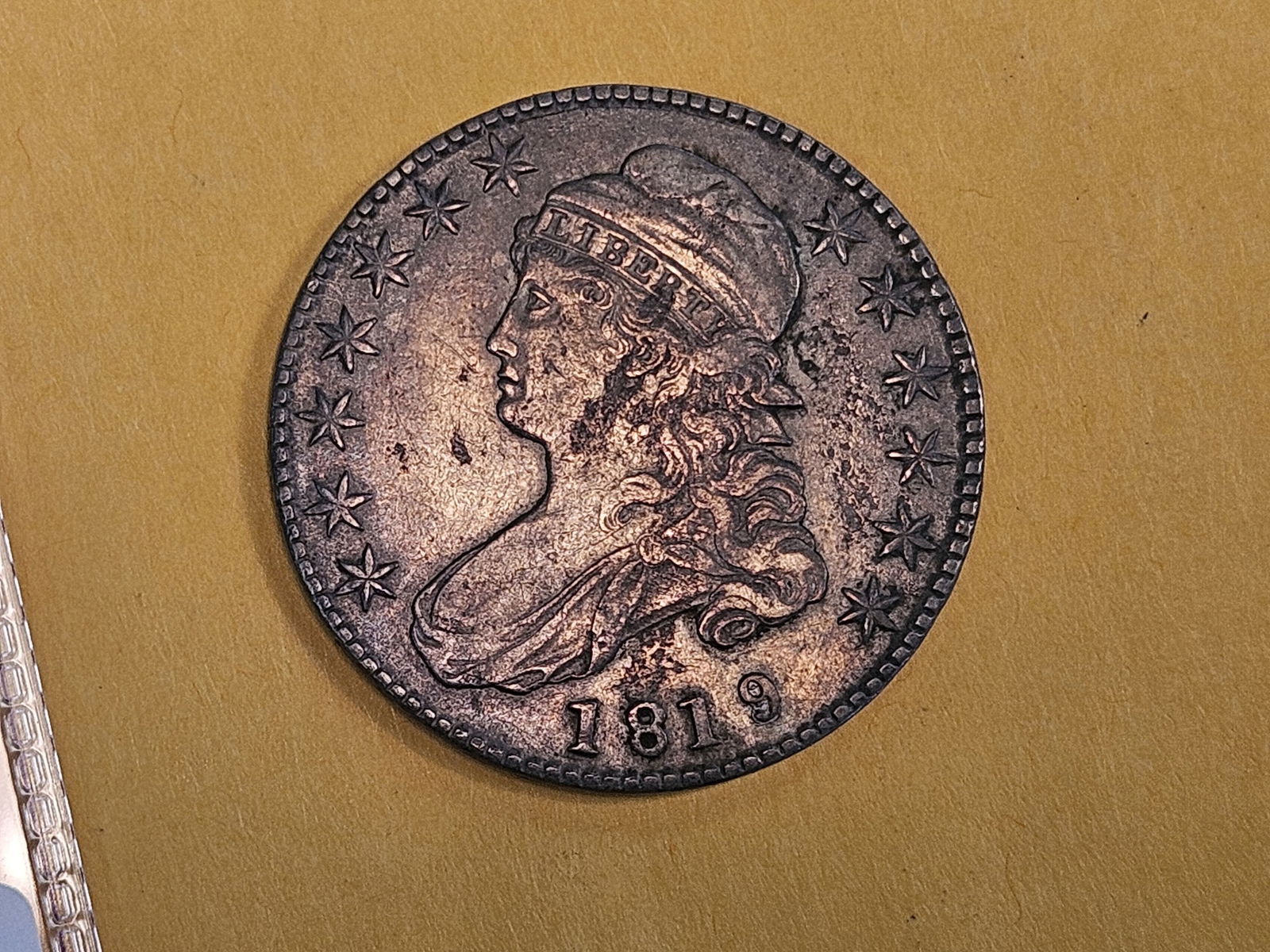 1819/8 Capped Bust Half Dollar in Extra Fine - 4