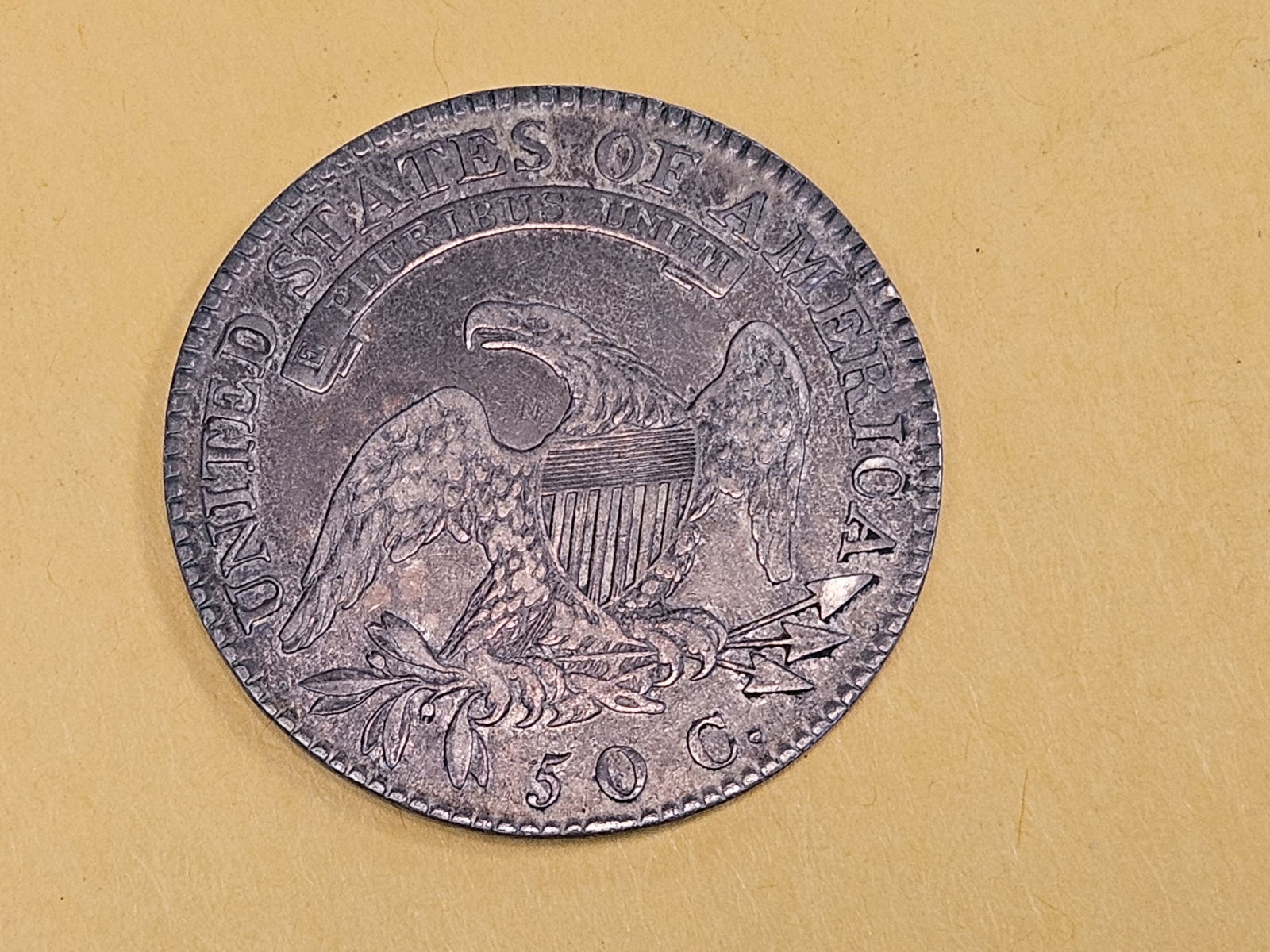 1819/8 Capped Bust Half Dollar in Extra Fine - 5