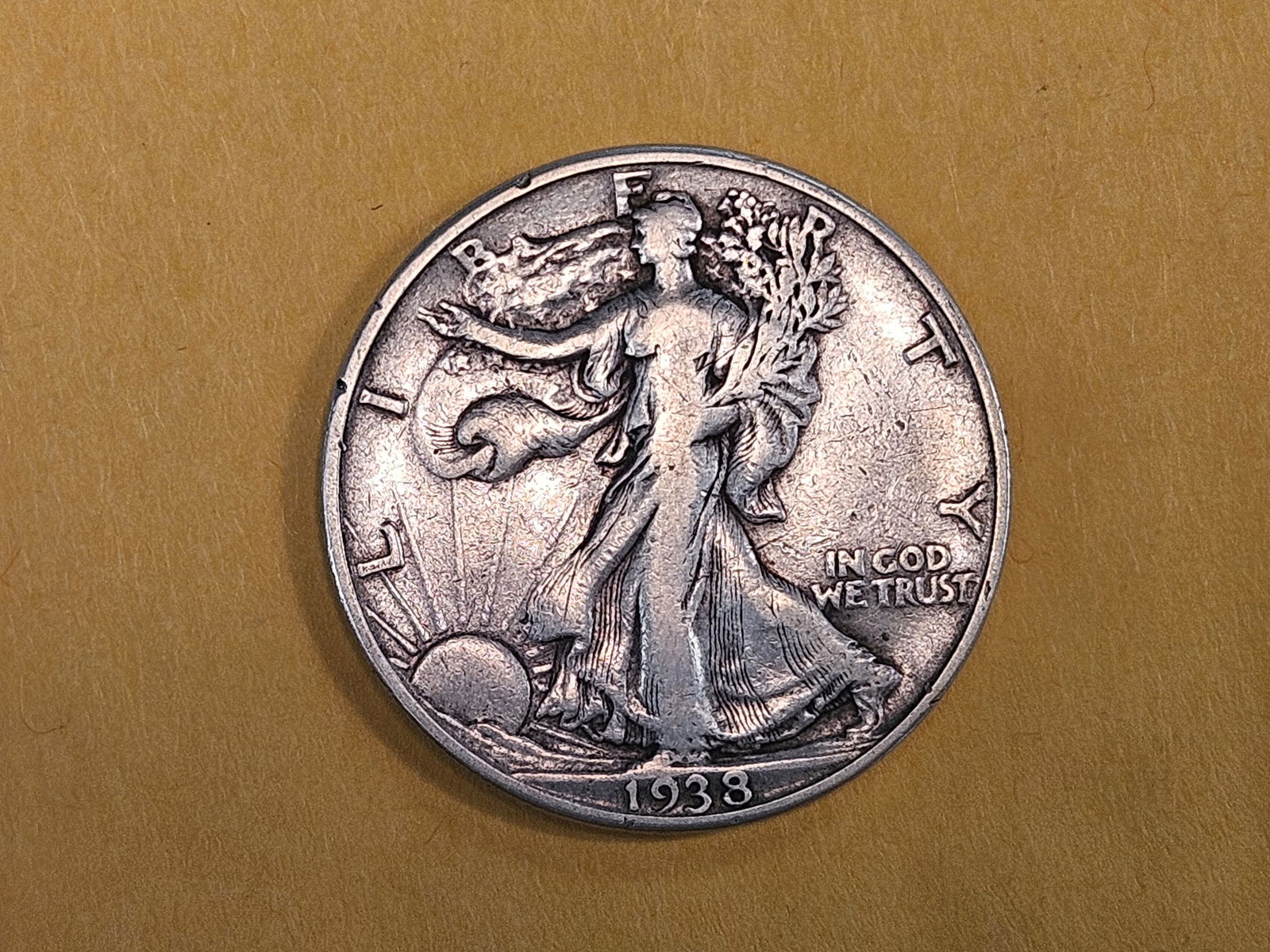 ** KEY DATE ** 1938-D Walking Liberty Half Dollar - 3