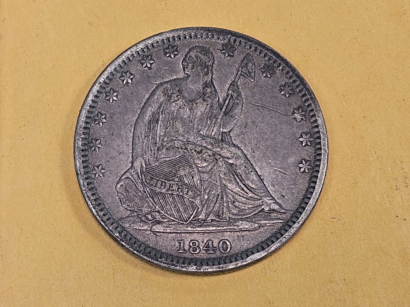 Better 1840-O Seated Liberty silver half dollar (1 of 6)