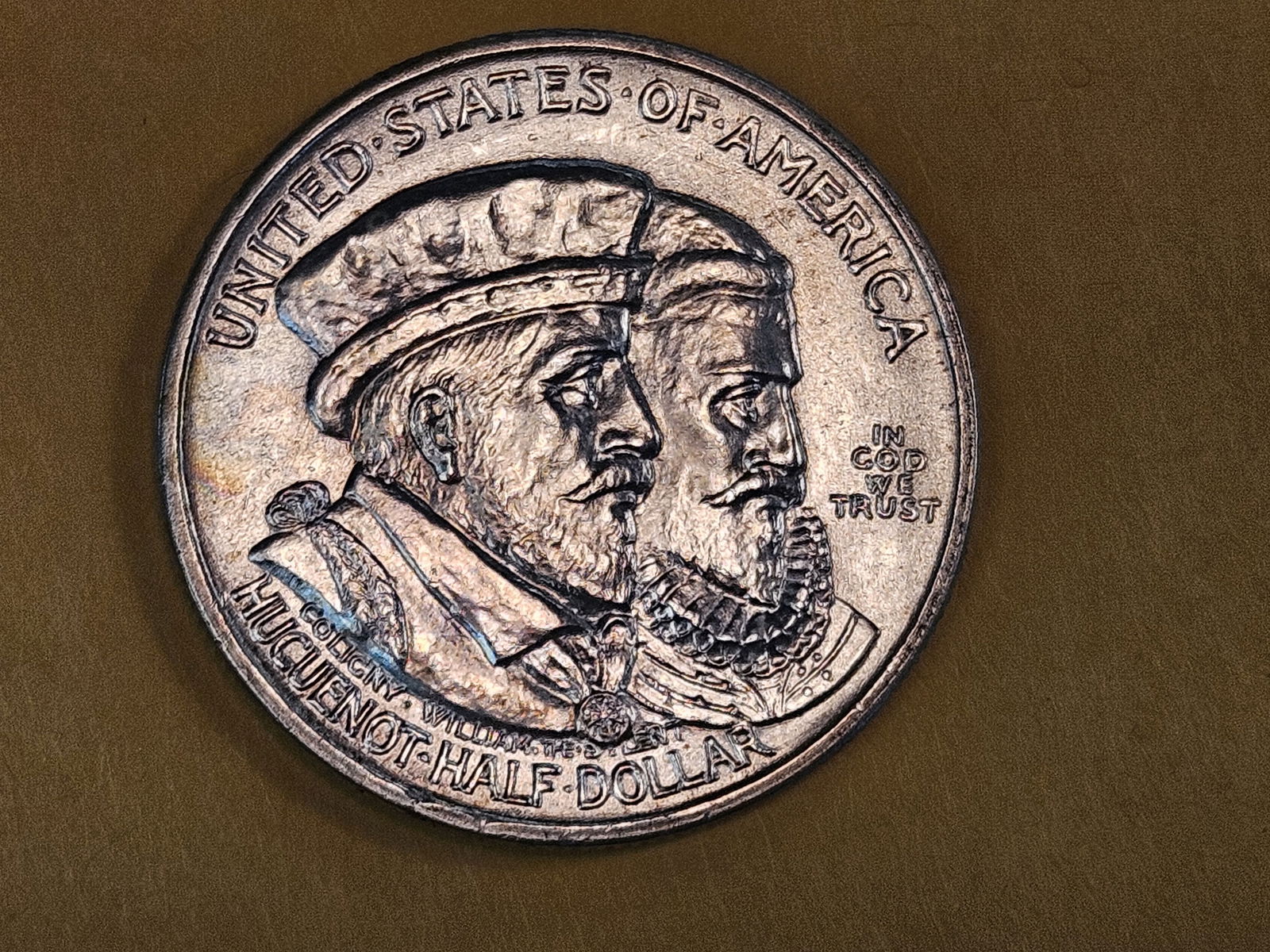 Very Choice Brilliant Uncirculated 1924 Commemorative silver Half Dollar - 4