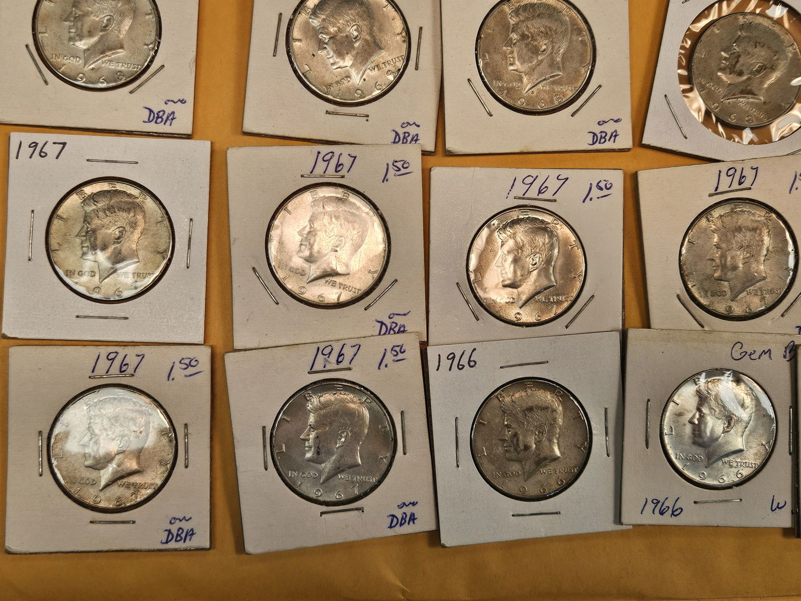 Twenty-Two silver Kennedy Half Dollars - 5