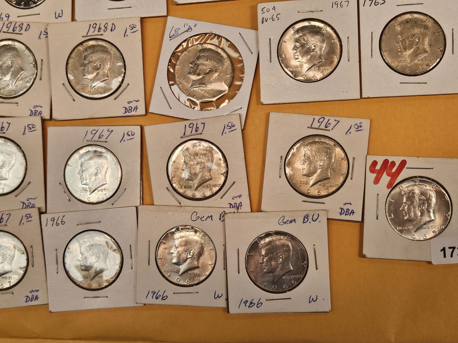Twenty-Two silver Kennedy Half Dollars - 6