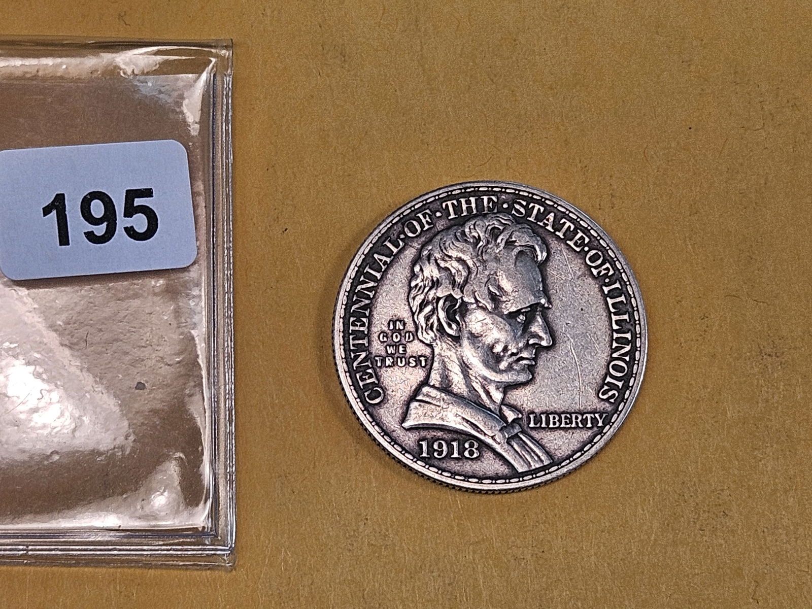 1918 Commemorative silver half dollar - 2