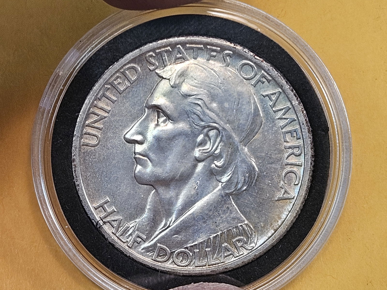 Choice Brilliant Uncirculated 1935 Commemorative Silver Half Dollar - 3