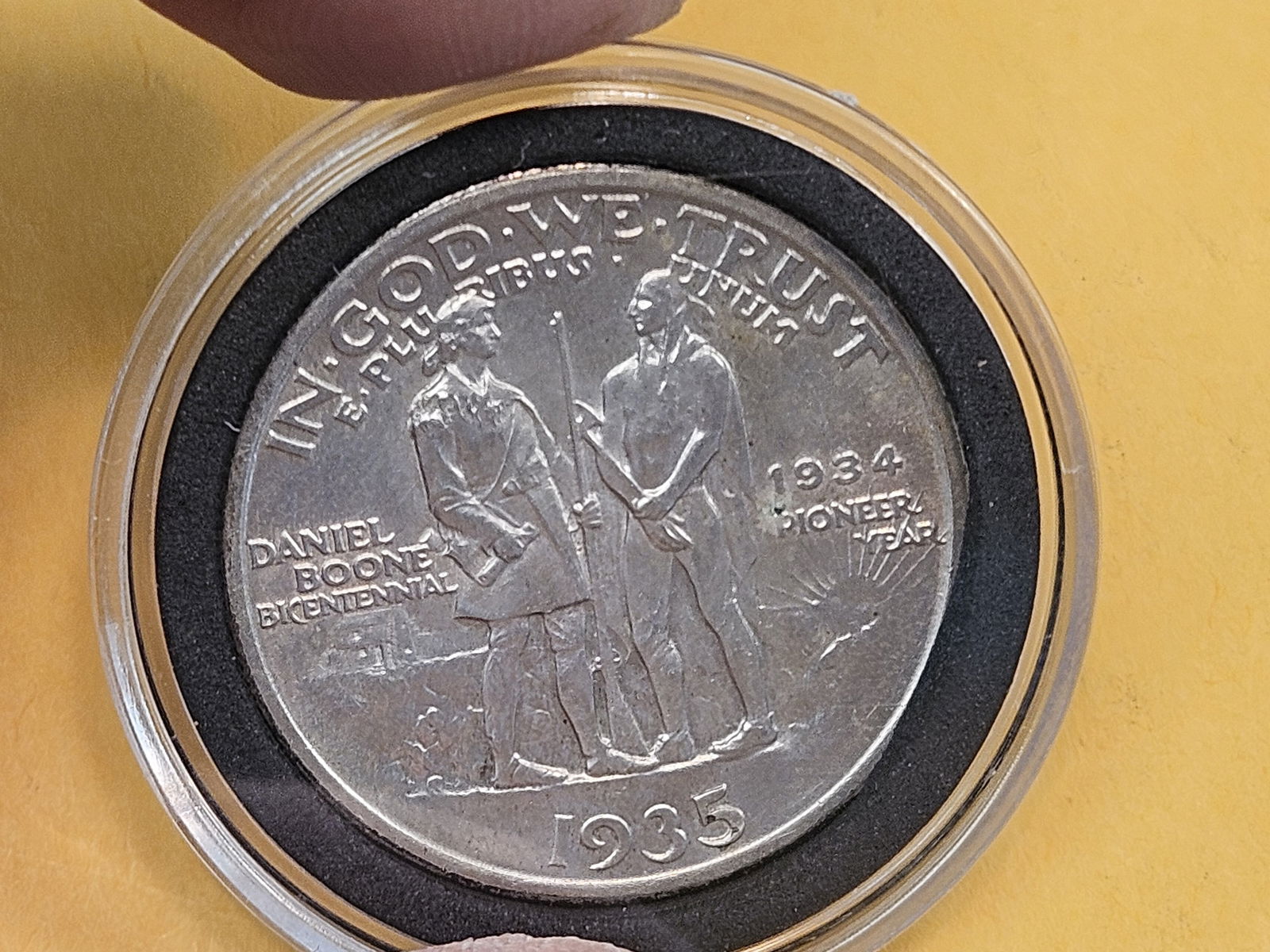 Choice Brilliant Uncirculated 1935 Commemorative Silver Half Dollar - 5