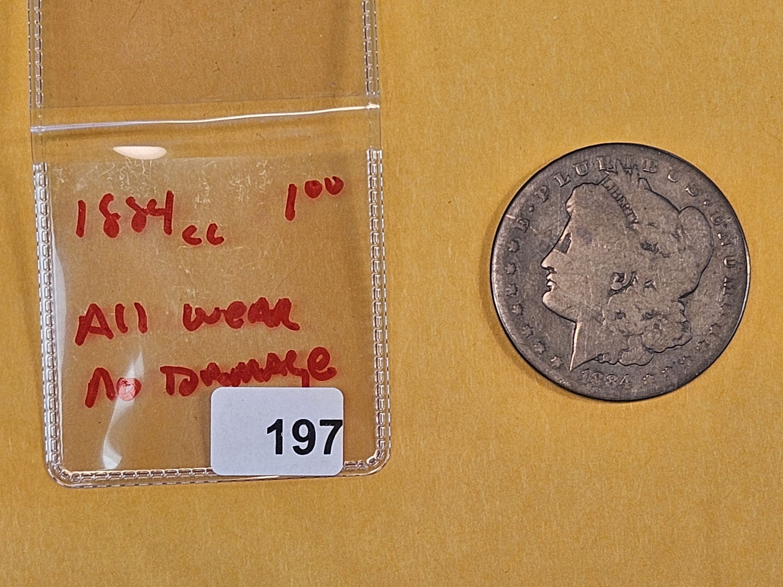 ** KEY DATE ** 1884-CC Morgan Dollar - 2