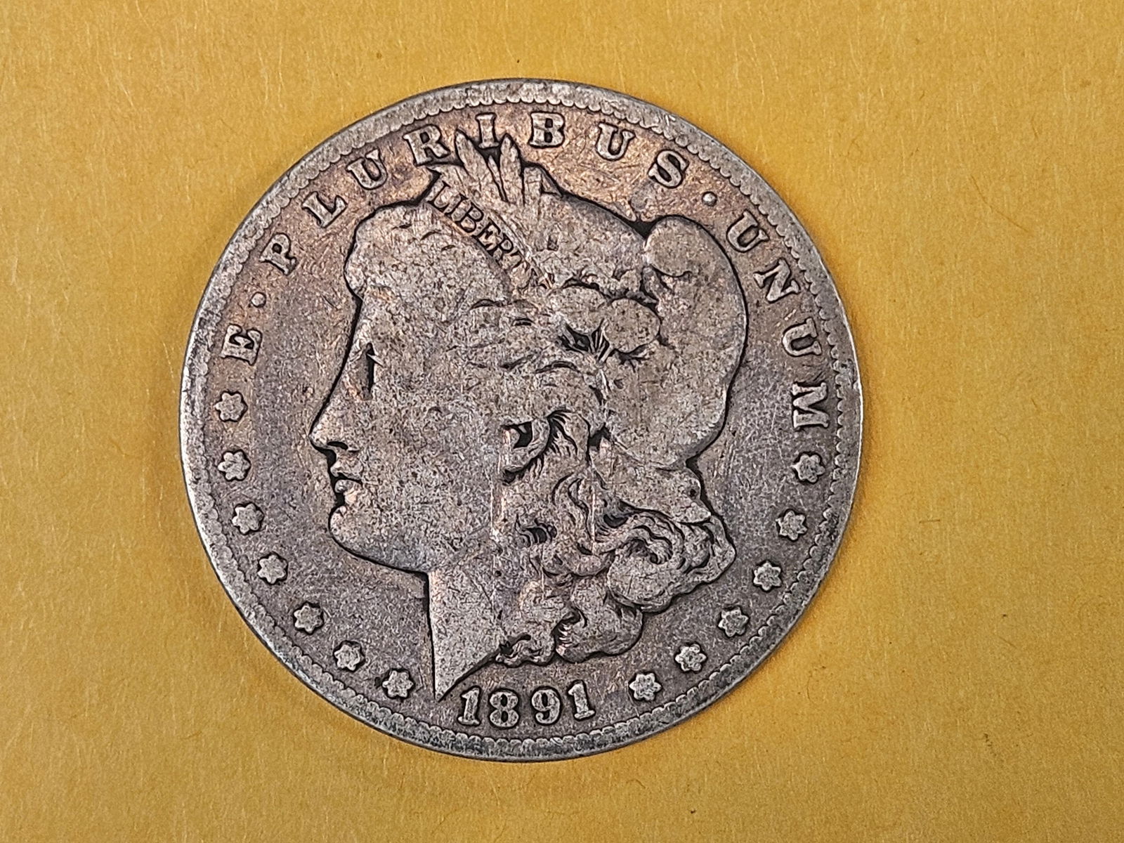 ** KEY DATE ** 1891-CC Morgan Dollar in Very Good - details (1 of 3)