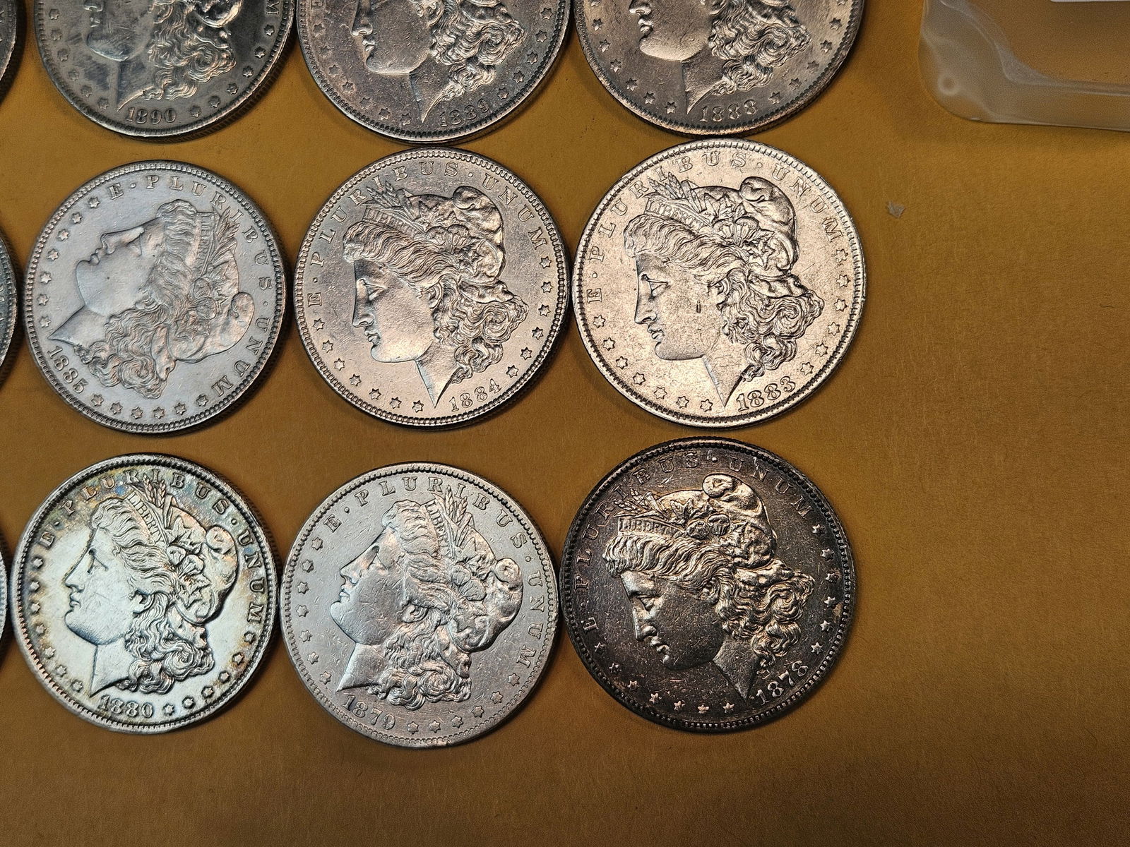 ** FULL ROLL ** Twenty About Uncirculated Morgan Silver Dollars - 7