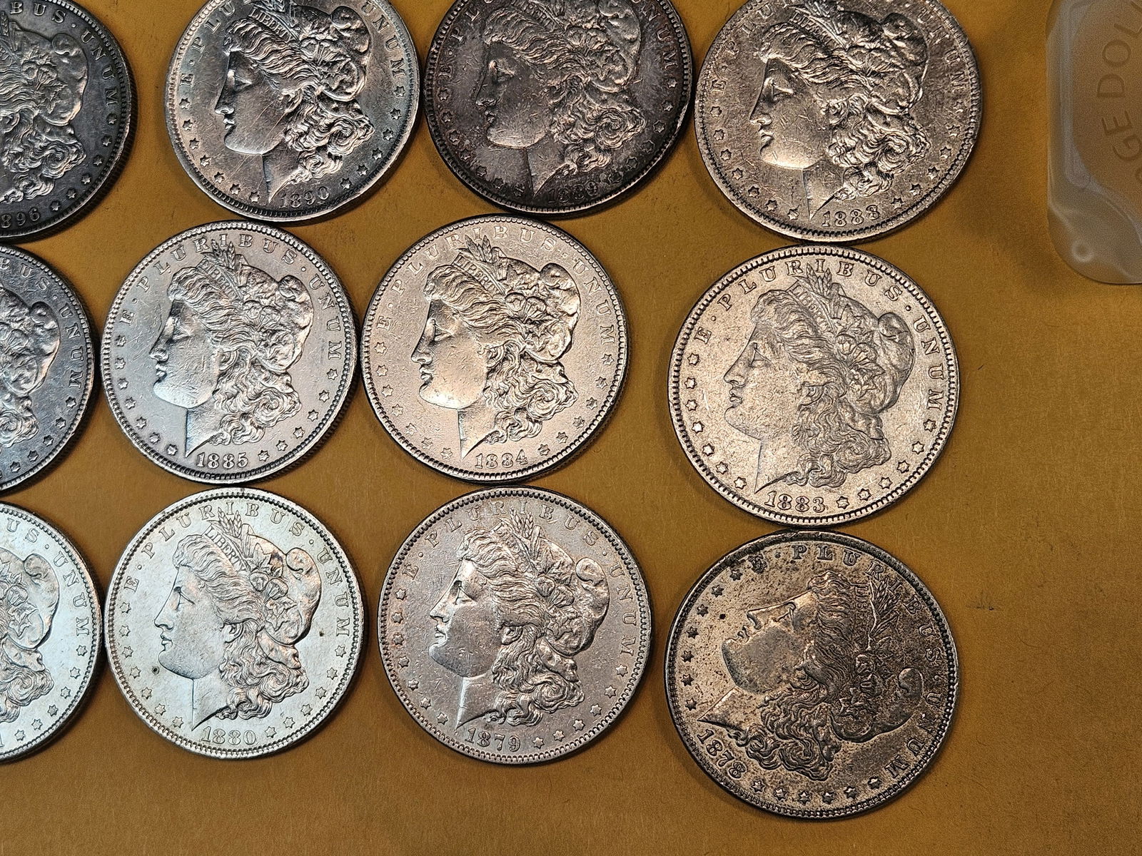 ** FULL ROLL ** Twenty About Uncirculated Morgan Silver Dollars - 7