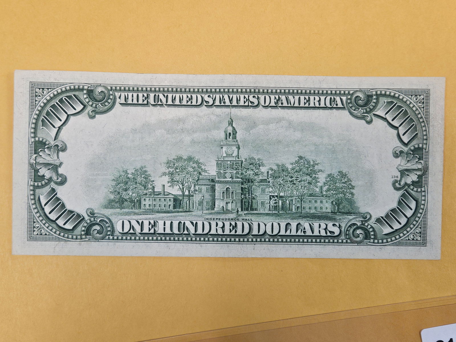 Crisp About Uncirculated Series 1950-B One Hundred Dollar FRN - 2